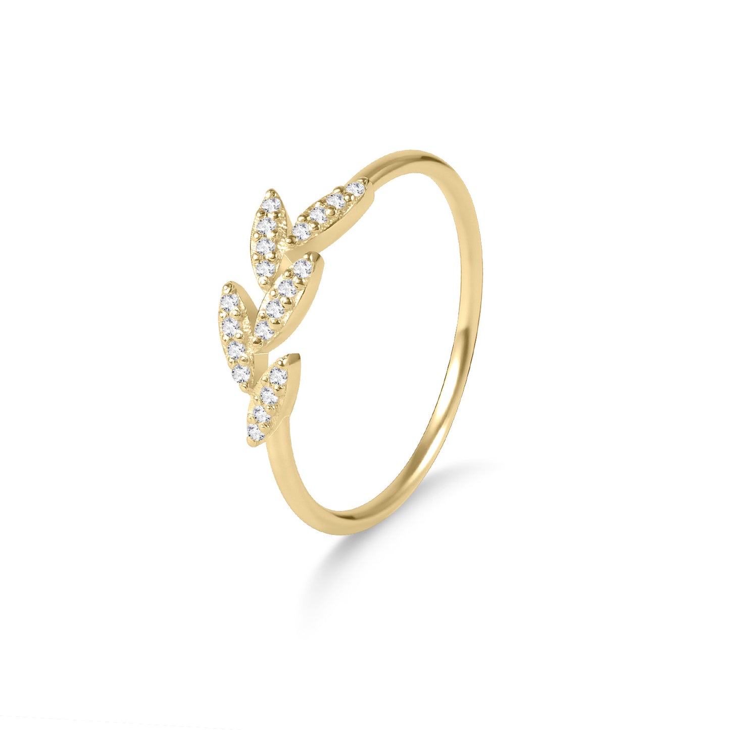 ins Wind s925Silver Inlaid Moissanite Ring Niche Design Sense Golden Dawn Series Small Ring Japanese and Korean