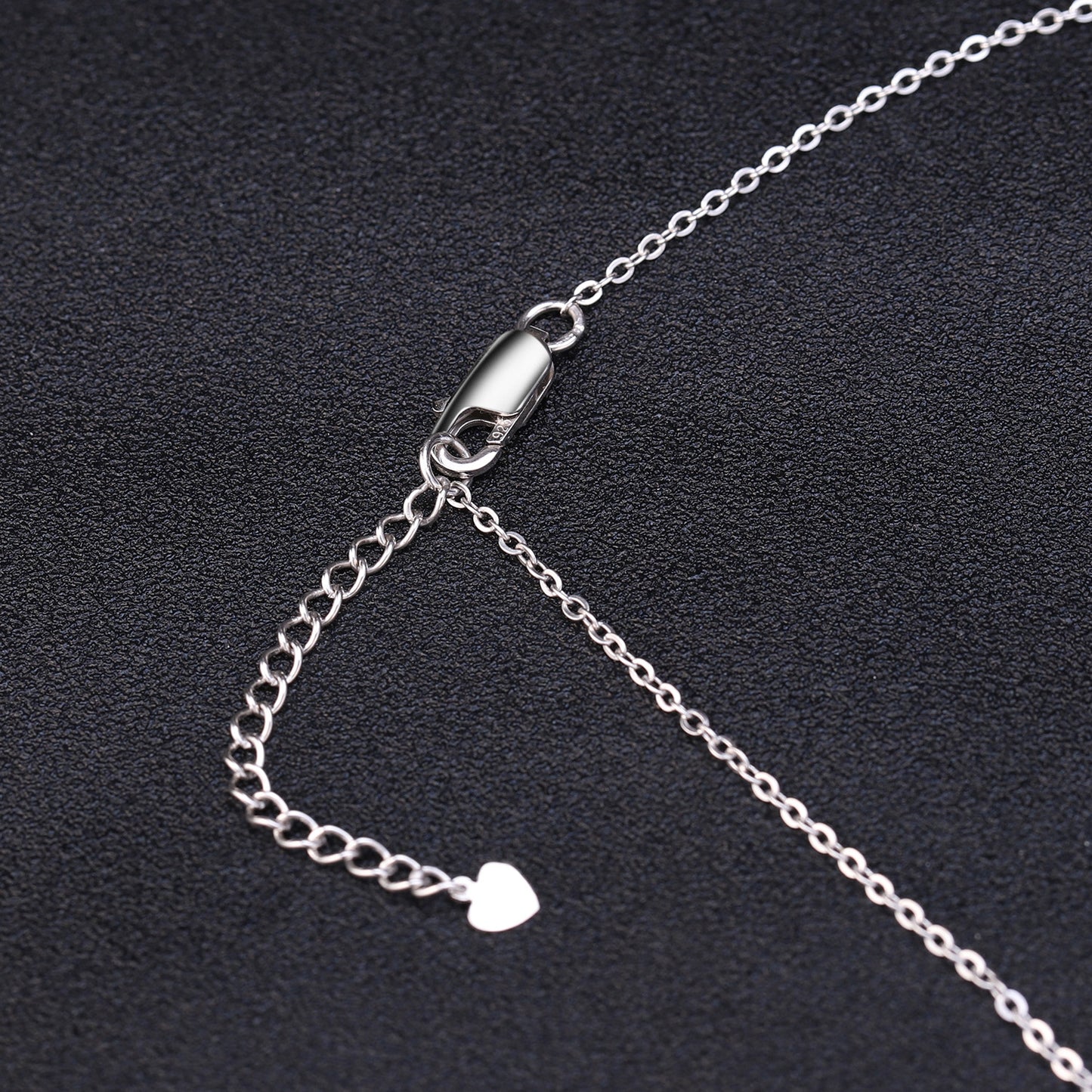 Luxurious High-End Jewelry Natural Gemstone Necklace s925Silver Inlaid Natural Topaz Pendant Necklace
