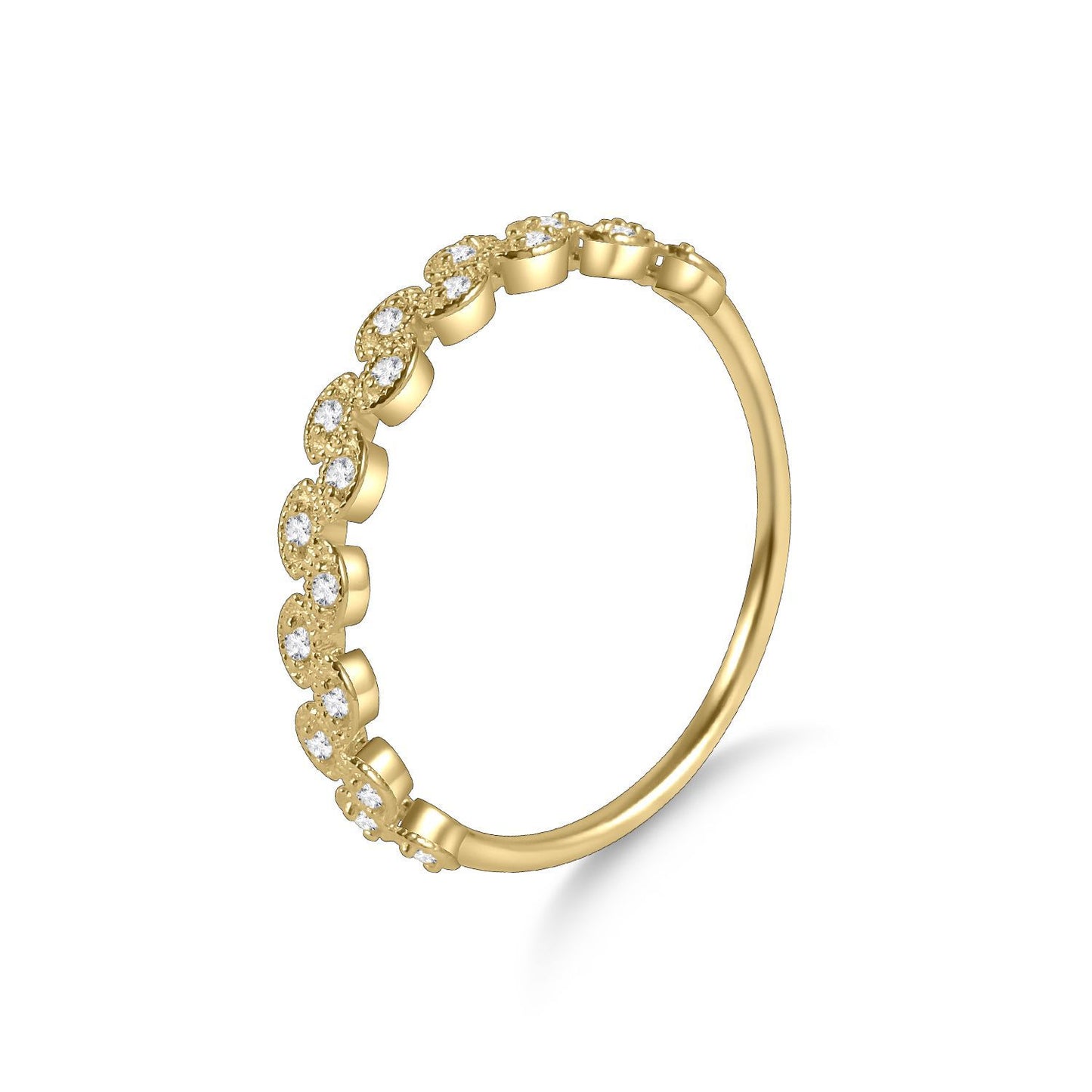 Korean and Japanese Style Light Luxury Rings s925Sterling Silver Inlaid Moissanite Hand Jewelry Female Golden Dawn Series Small Ring High Quality