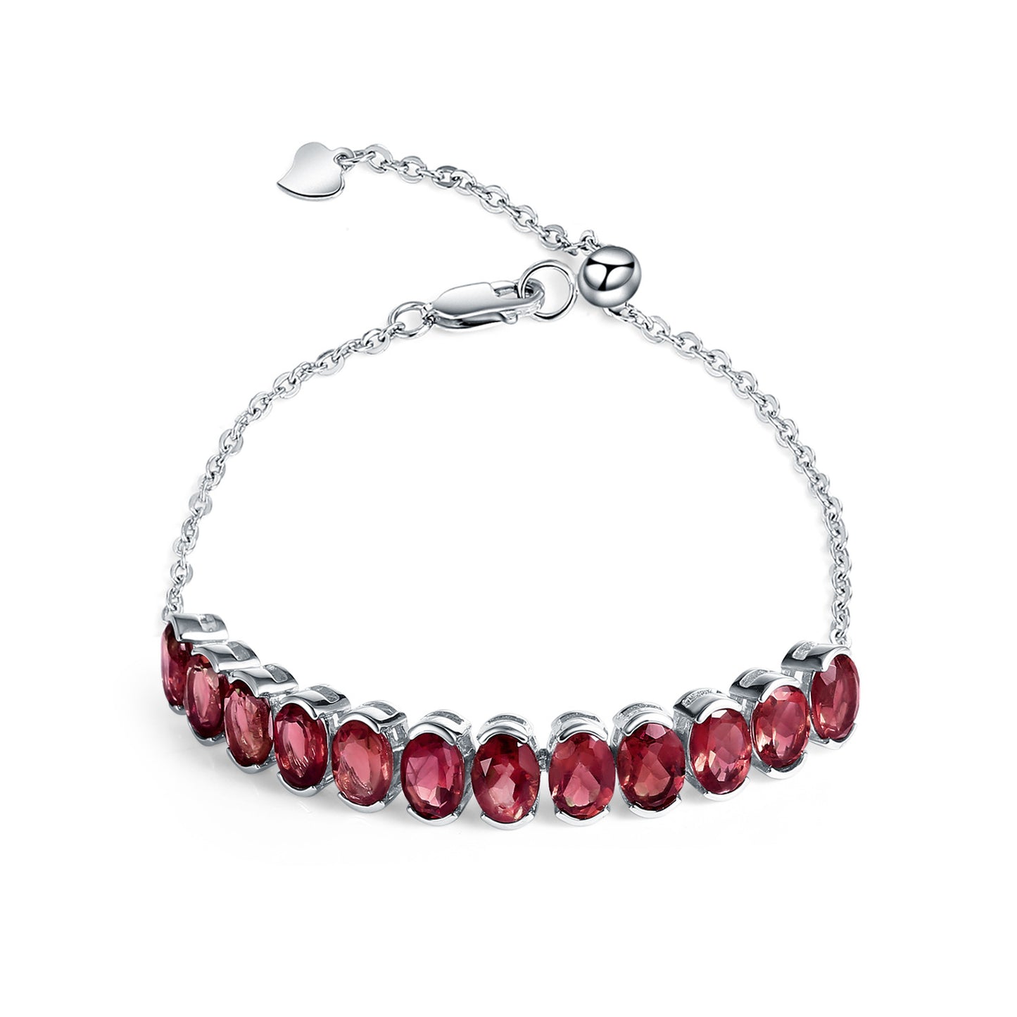 Fashion Luxurious Natural Gemstone Bracelet for Women Unique and Elegant s925Sterling Silver Inlaid Colorful Gemstone Bracelet
