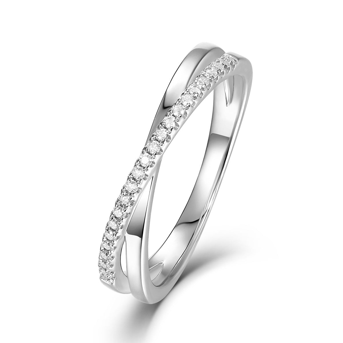 New Fashion Couple Couple Rings Moissanite Ring s925Sterling Silver Inlaid D Color Moissanite Ring Pairs