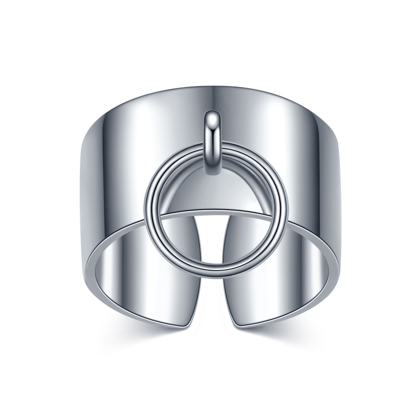 Fashionista Rings and Earrings s925Sterling Silver Ring Gold Geometric Trendy Jewelry Set