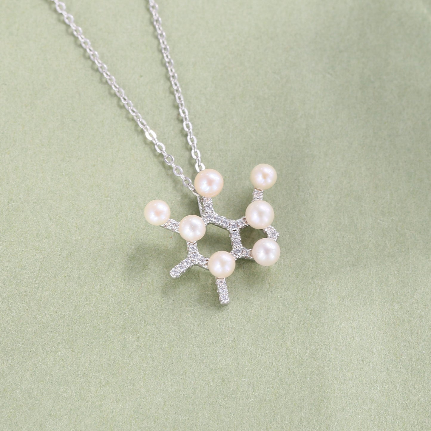 New Niche Natural Freshwater Pearl Necklace Irregular925Sterling Silver Plated18k Gold Pearl Necklace Wholesale