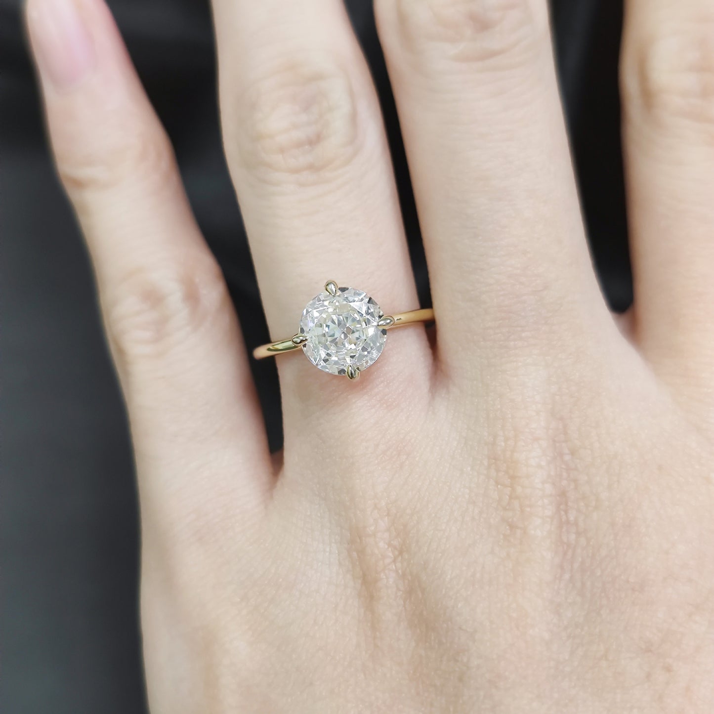 2Carat Cultivated Diamond Wedding Ring High-End Feel Full Body9/10/14/18k Gold Rose Gold Yellow Gold Ring