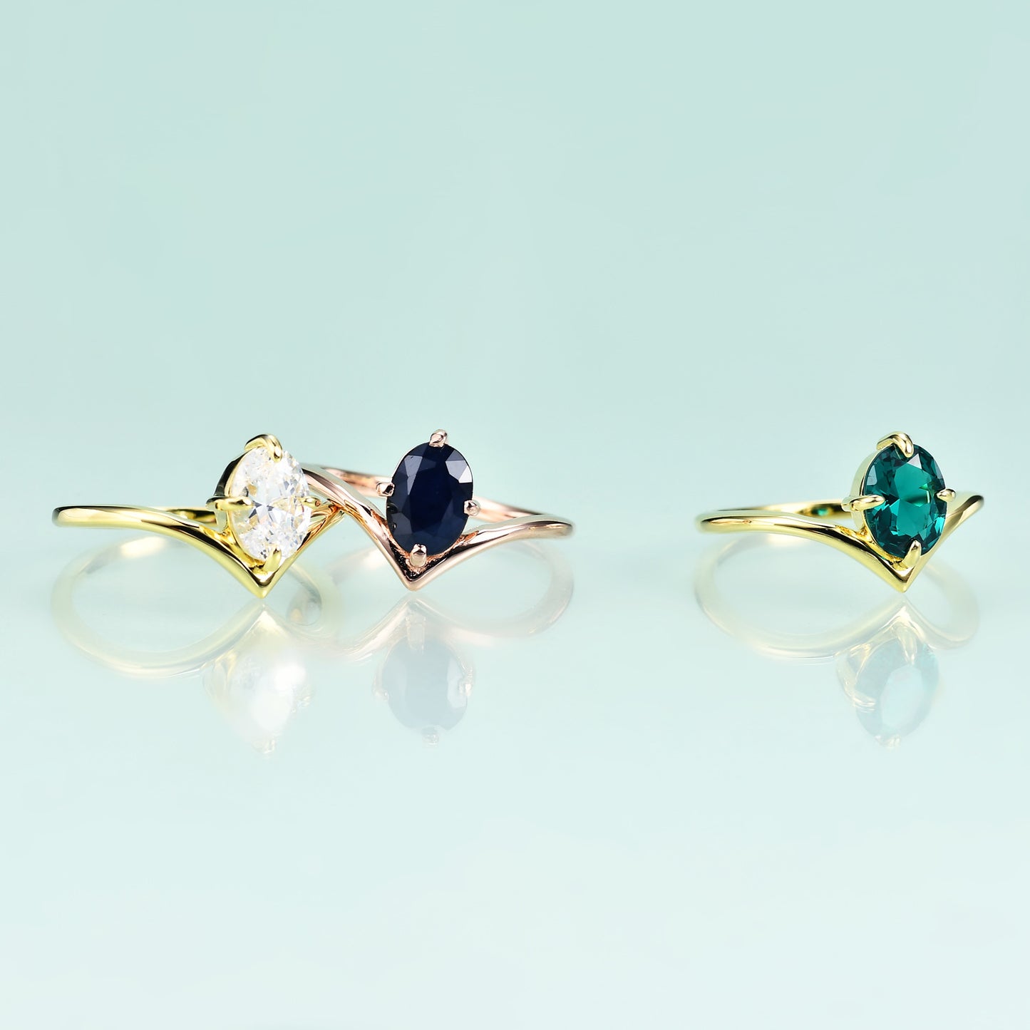 S925Sterling Silver Inlaid Emerald Nano Ring High-end Luxury Fashion Colorful Gemstone Plated14k Gold ring