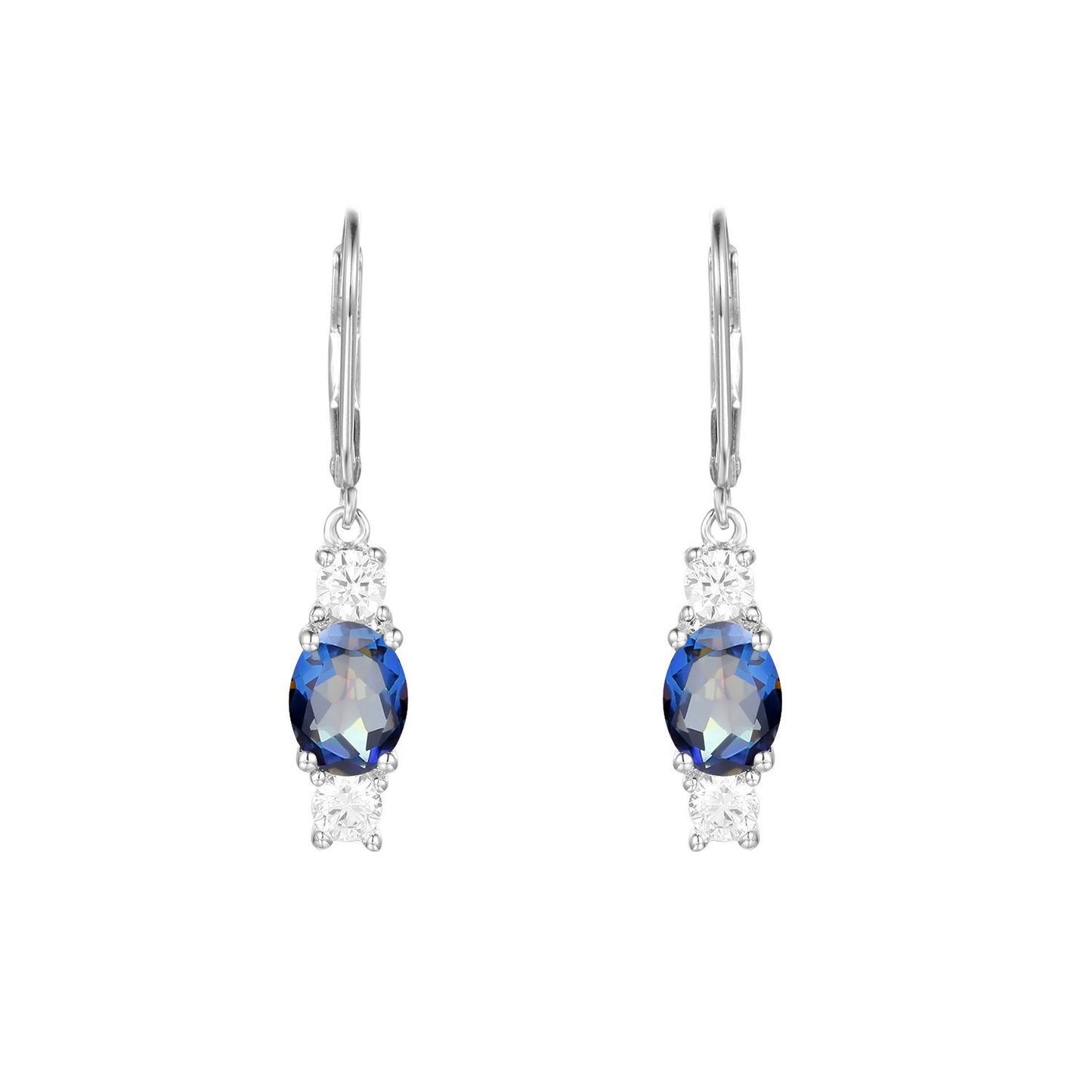 Factory Direct Supply Natural Gemstone Earrings Vintage Personality Inlaid with Garnet s925Sterling Silver Stud Earrings