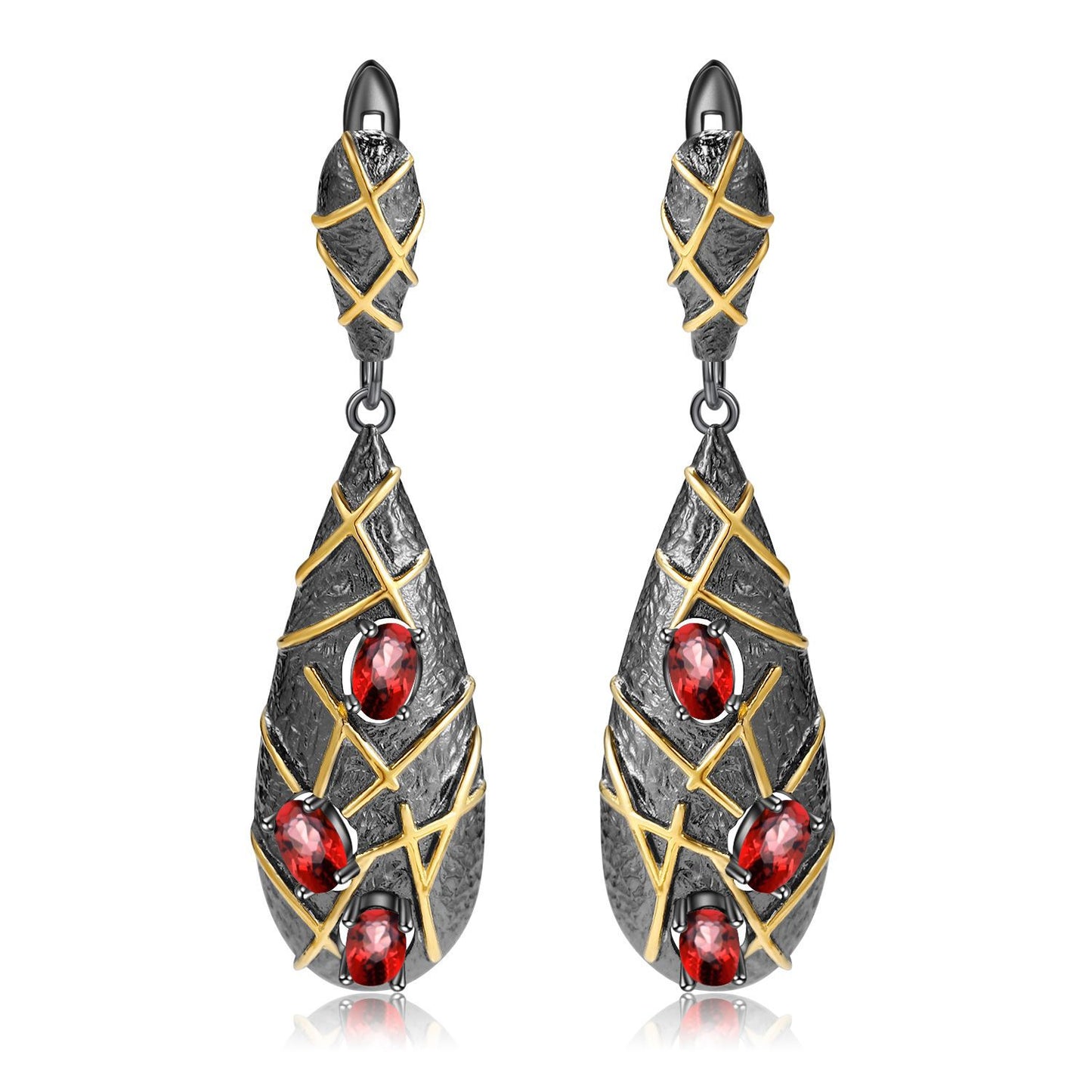 Italian Craft Designer Earrings Vintage Style with a Sense of Sophistication s925Silver Natural Amethyst Stud Earrings