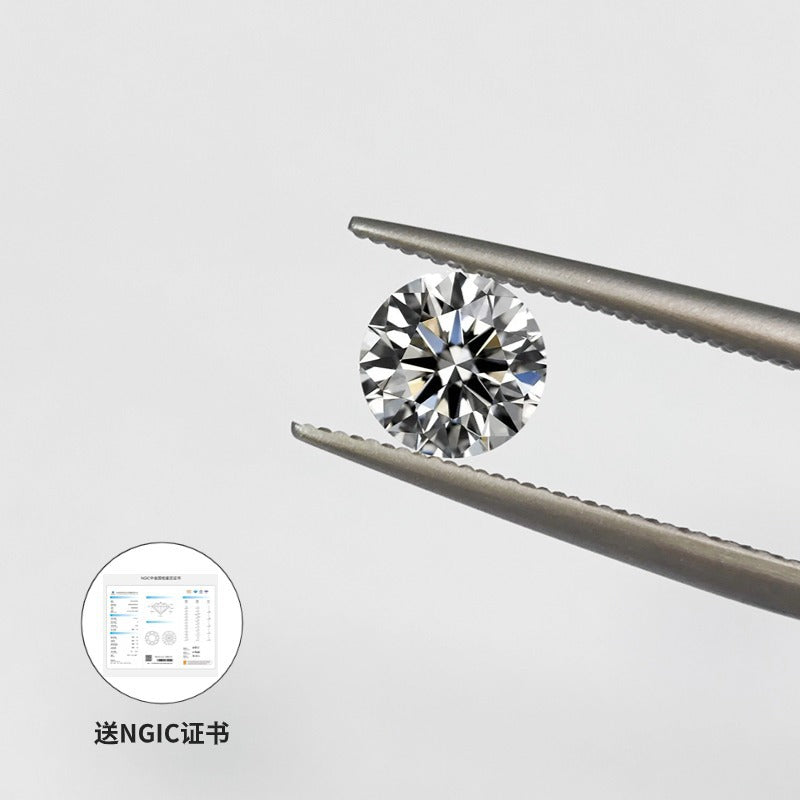 Lab-grown Diamond CVD/HPHT Loose Stone Wedding Ring Earrings Necklace Ring0.5/1Carat Cultivated Diamond