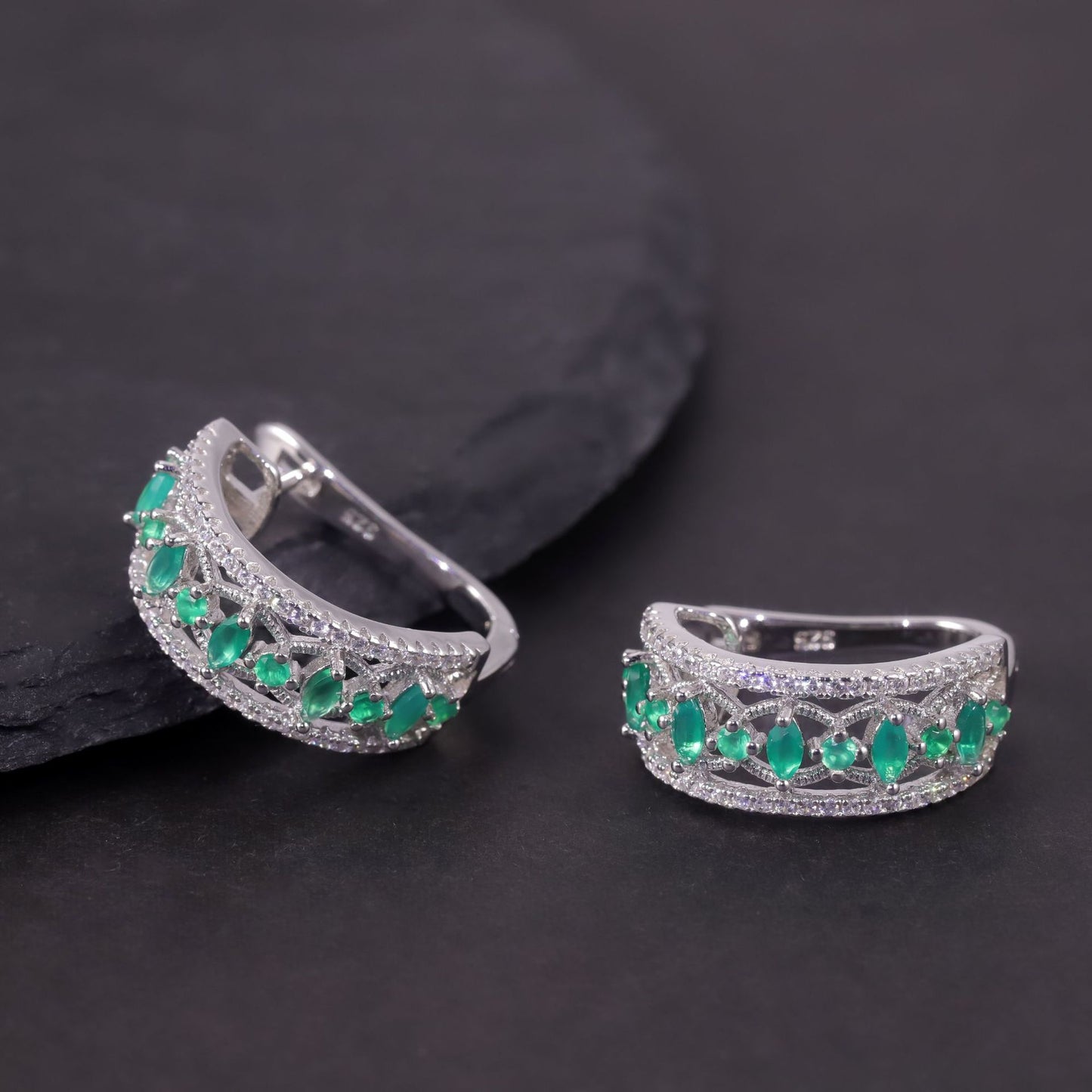 Unique Delicate Natural Topaz Earrings s925Sterling Silver Cluster Crystal Garnet Colorful Gemstone Earrings for Women