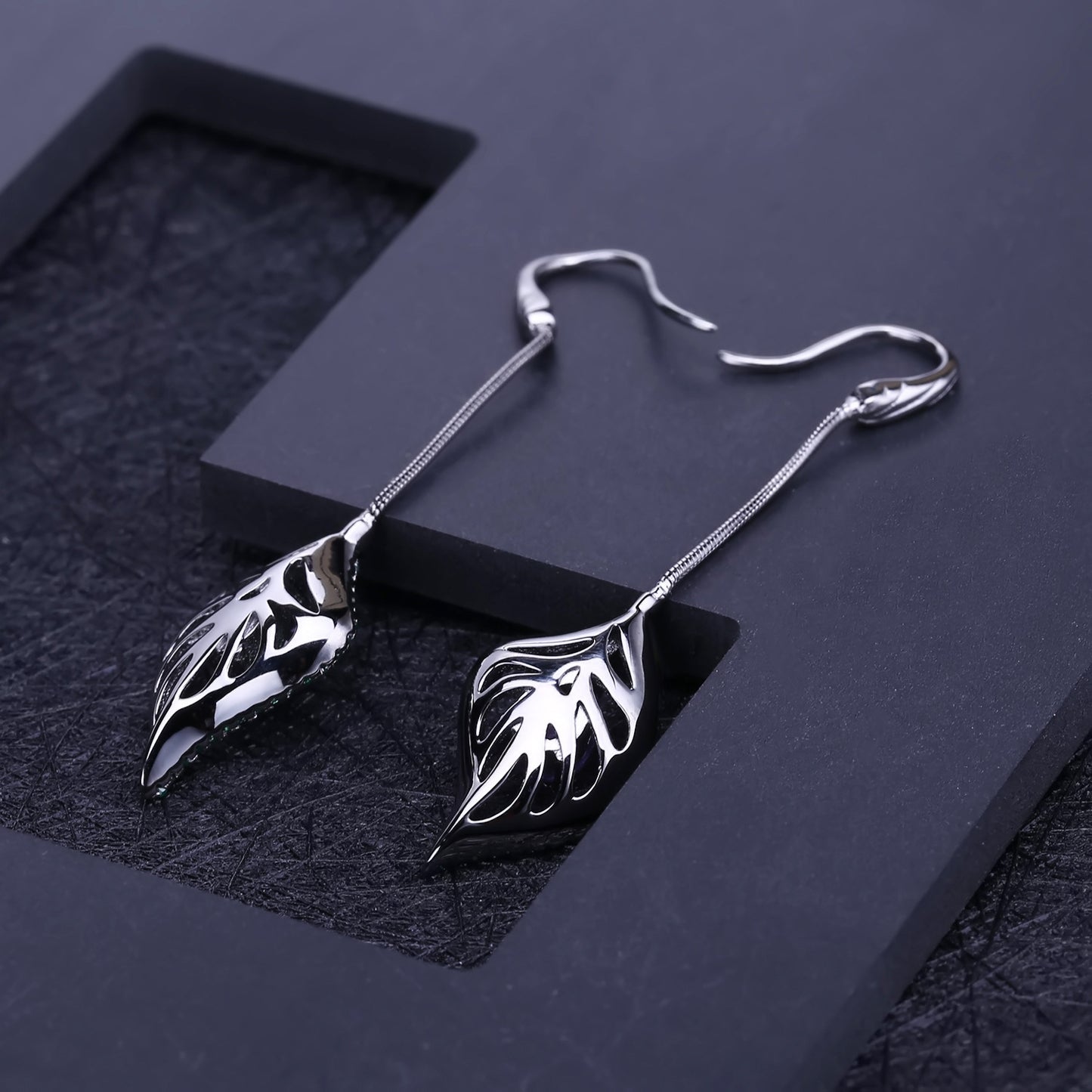 Italian Craft Designer Earrings Long Jewelry Accessories s925Silver Natural Amethyst Earrings Drop Earrings