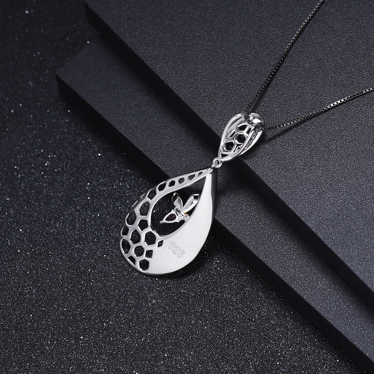 Designer Style Personality Pendant Natural Style Design s925Silver Natural Gemstone Necklace Pendant