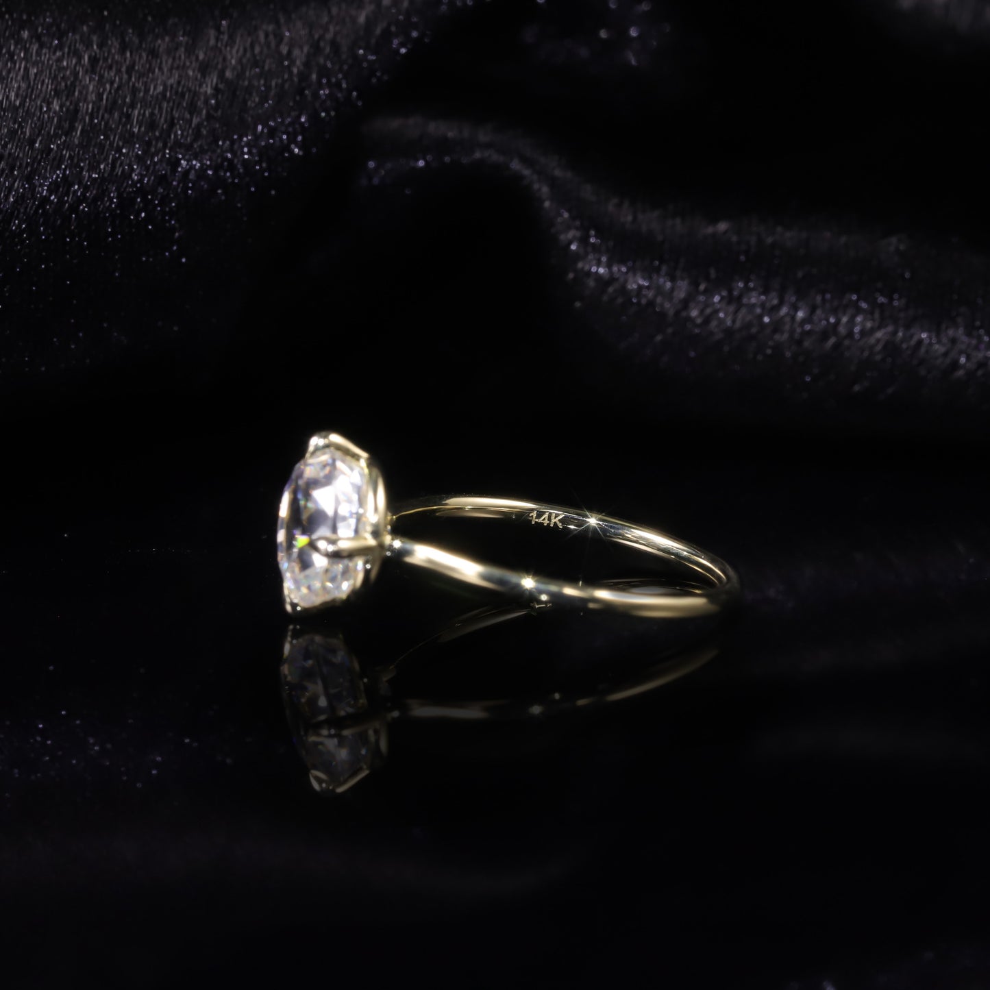 2Carat Cultivated Diamond Wedding Ring High-End Feel Full Body9/10/14/18k Gold Rose Gold Yellow Gold Ring