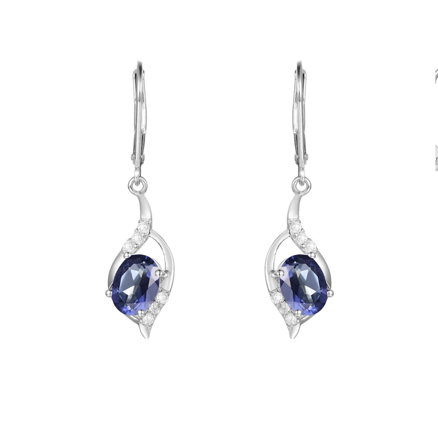 Factory Direct Supply Natural Stone Earrings Drop Earrings Vintage Style Inlaid with Garnet s925Silver Earrings Studs