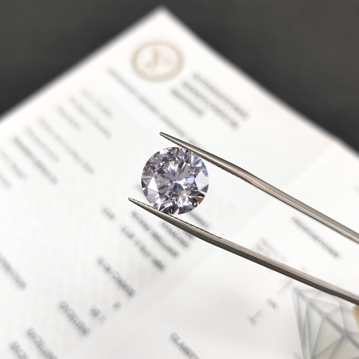 round F Color10Carat Cultivated Diamond CVD Extra Large Loose Stone Wedding Ring Earrings Necklace Ring IGI Lab-grown Diamond