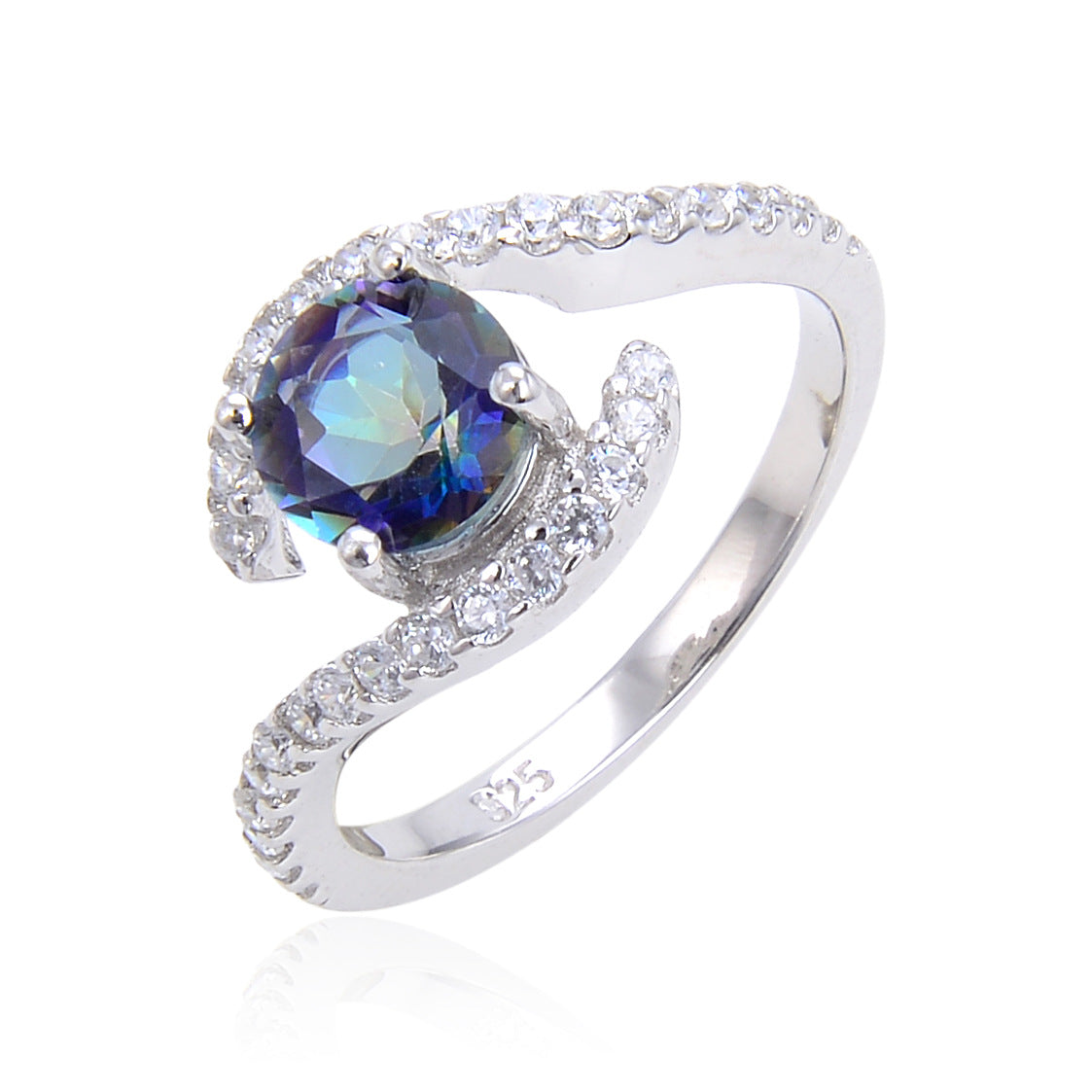Unique Niche Sun God's Eye Natural Garnet Ring s925Sterling Silver Emerald Gemstone Ring for Men and Women