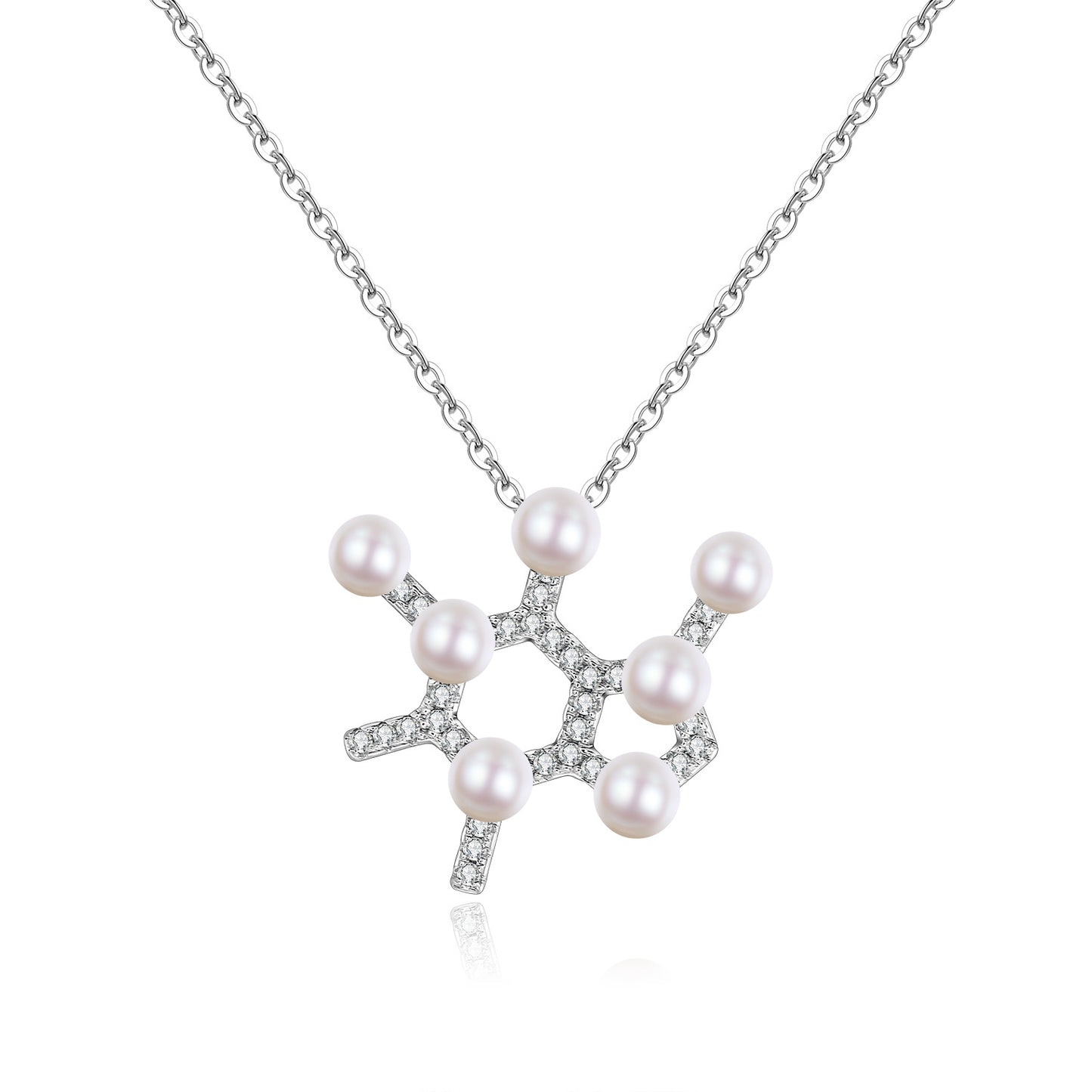 New Niche Natural Freshwater Pearl Necklace Irregular925Sterling Silver Plated18k Gold Pearl Necklace Wholesale
