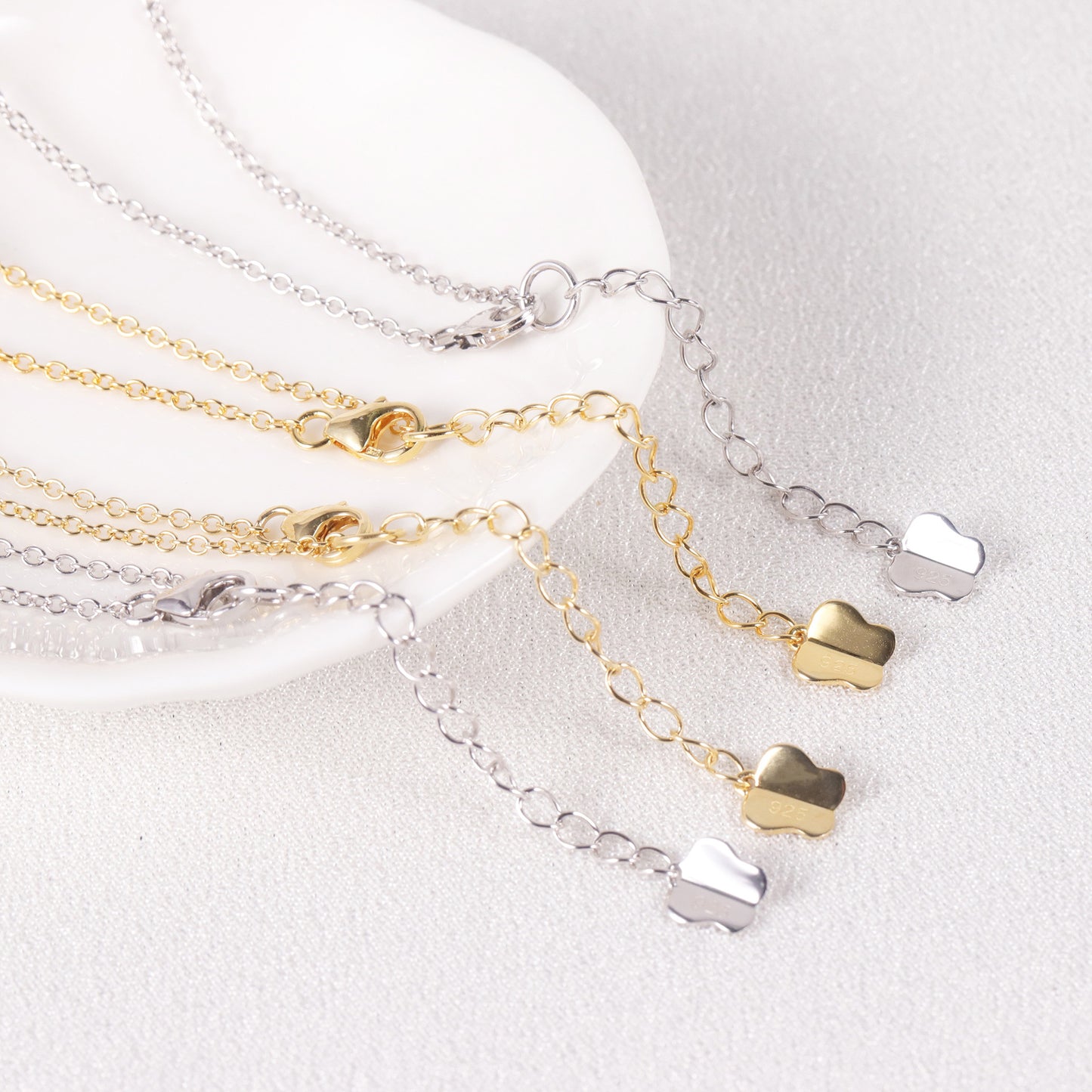 Fashion s925Silver Inlaid Natural Gemstone Sweater Chain Export Rainbow Color Mixed Gemstone Long Necklace French Style
