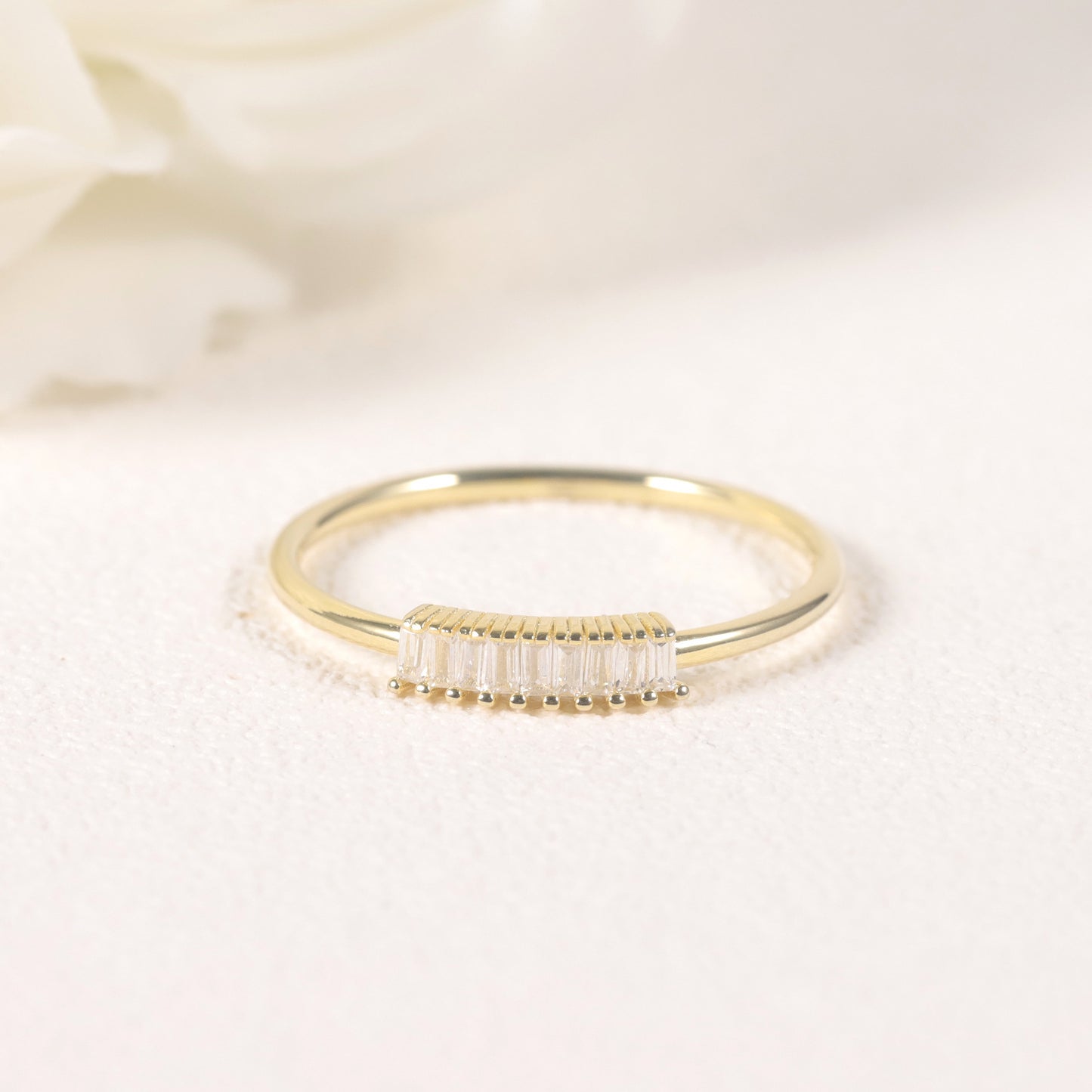 Luxury Pillow-Shaped Golden Dawn Series Ring Jewelry s925Sterling Silver Inlaid Moissanite Ring Couple Gift