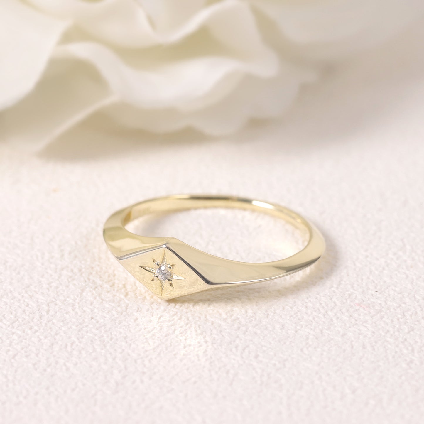 Vintage Style Golden Dawn Series Ring Jewelry s925Sterling Silver Moissanite Ring vintag