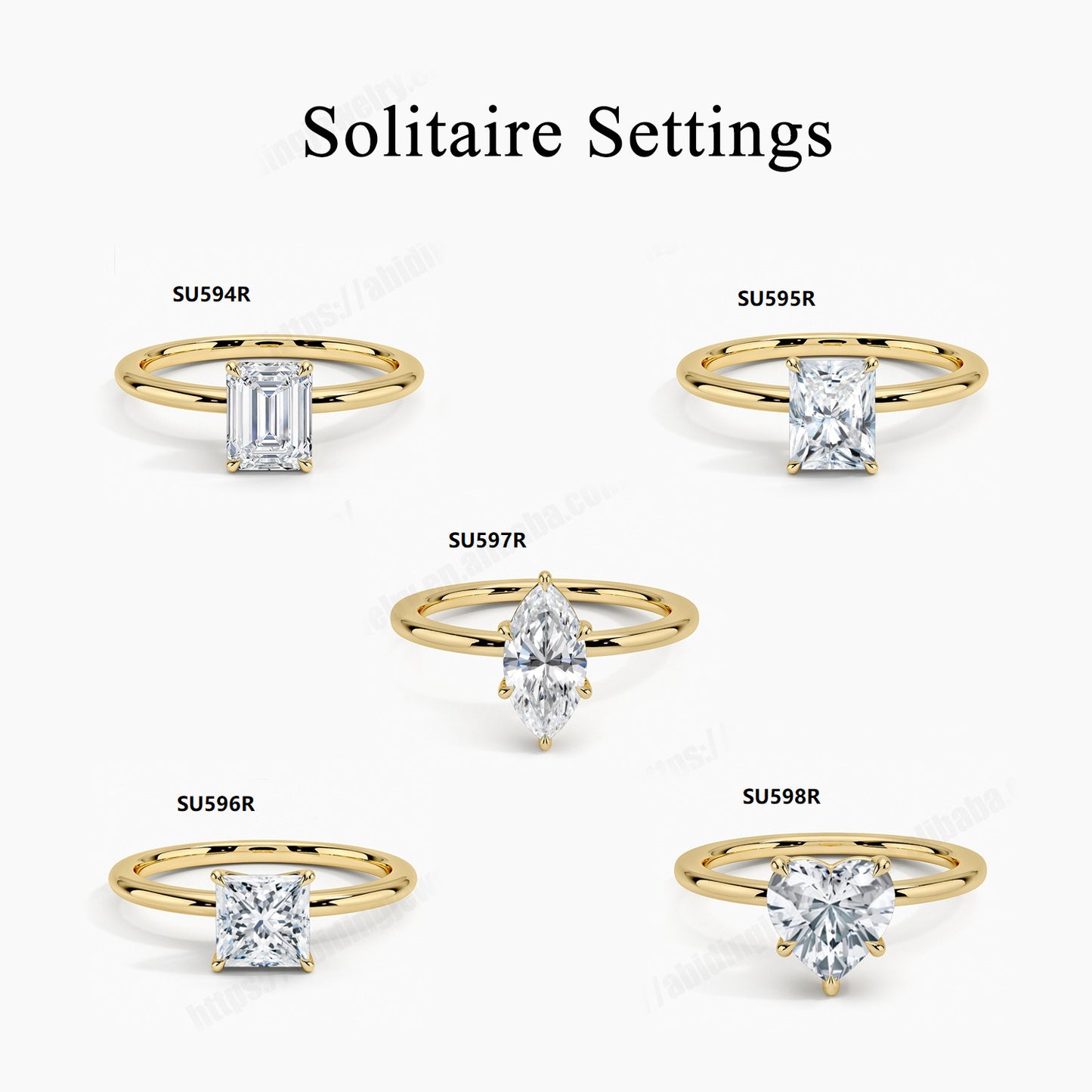 Minimalist Ring s925Sterling Silver Inlaid with Moissanite1Carat Wedding Ring Foreign Trade Plain Band Single Diamond Ring