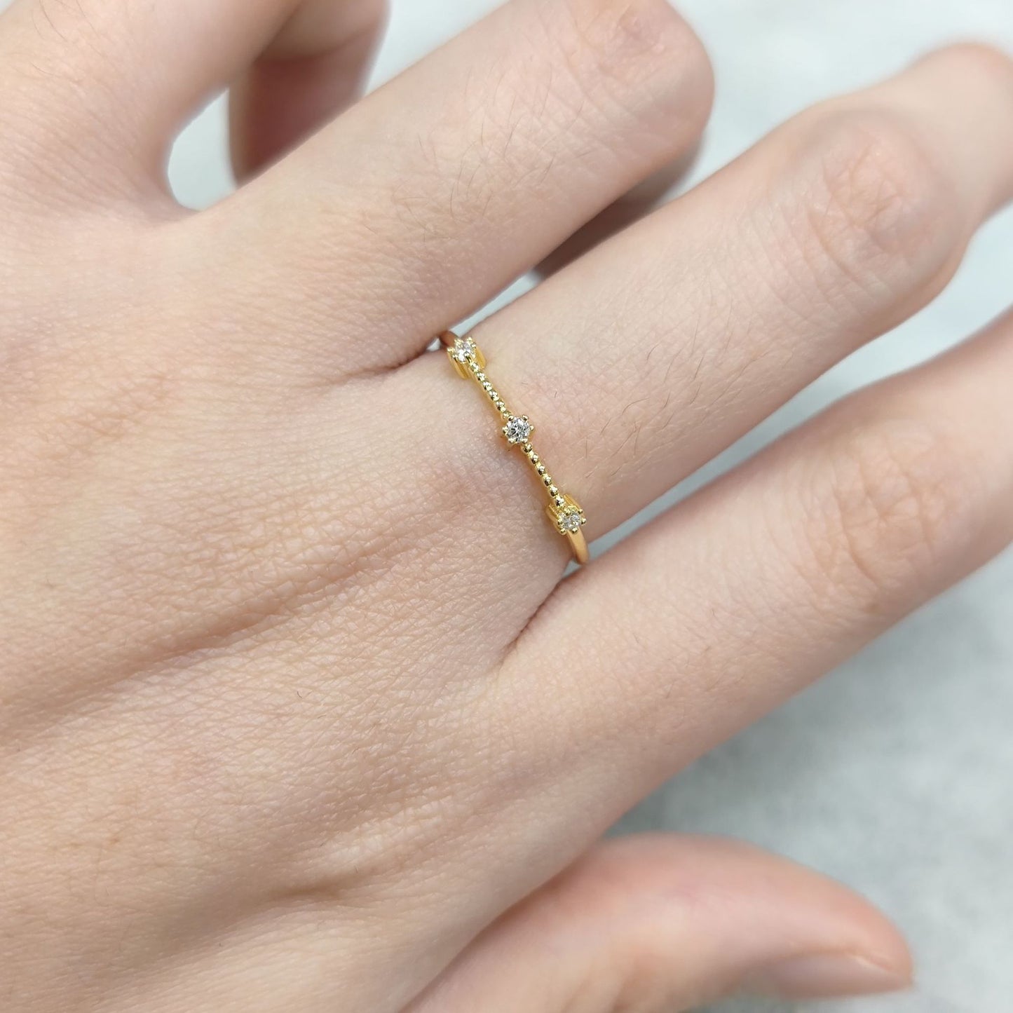 Golden Dawn Series Ring Daily Commute Versatile Accessory s925Sterling Silver Moissanite Ring