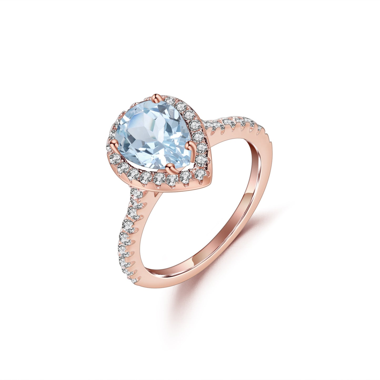 Classic Candy Color Ring s925Sterling Silver Ring Set with Natural Sapphire and Garnet7*9mm Ring Topaz