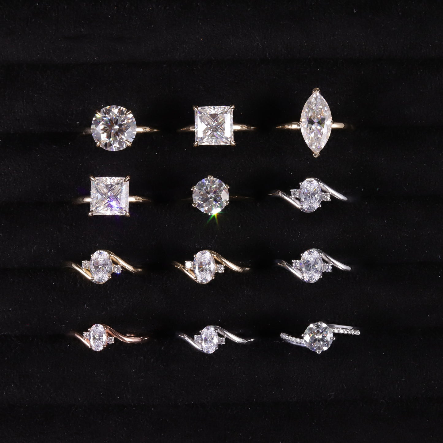IGI Lab-grown Diamond CVD/HPHT Loose Stone Diamond Ring Wedding Ring Earrings Necklace Ring0.5/1Carat Cultivated Diamond