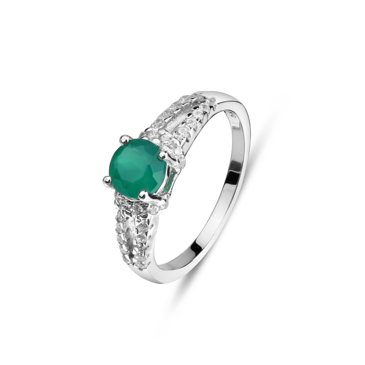 Fashionable Light Luxury Natural Topaz Sapphire Ring for Women Classic Simple s925Sterling Silver Inlaid Natural Gemstone Ring
