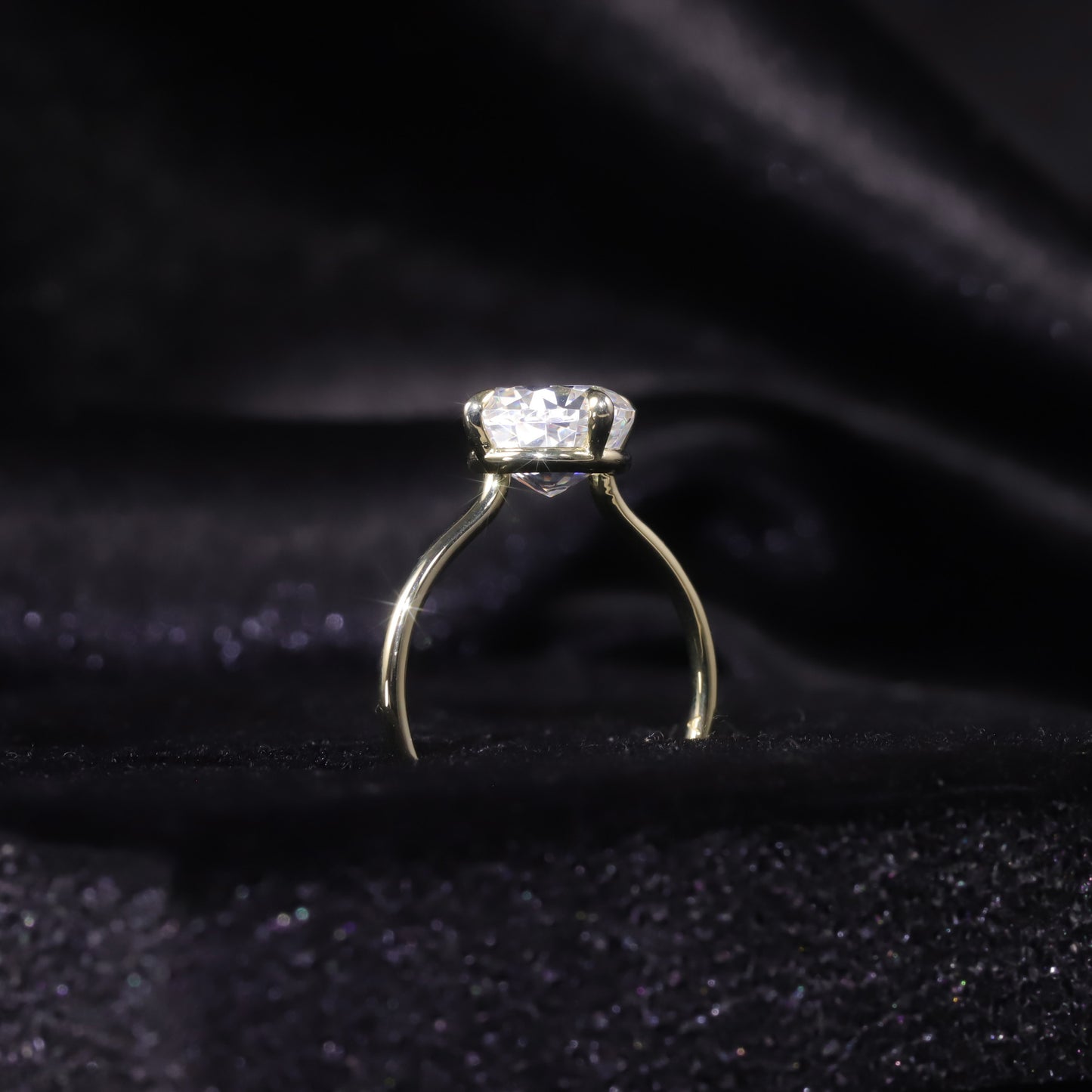 2Carat Cultivated Diamond Wedding Ring High-End Feel Full Body9/10/14/18k Gold Rose Gold Yellow Gold Ring