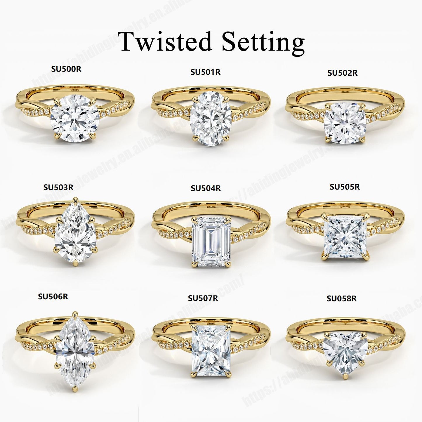High-end rings s925Sterling Silver Inlaid with Moissanite D Color1Carat Wedding Ring Hot-Selling Ring