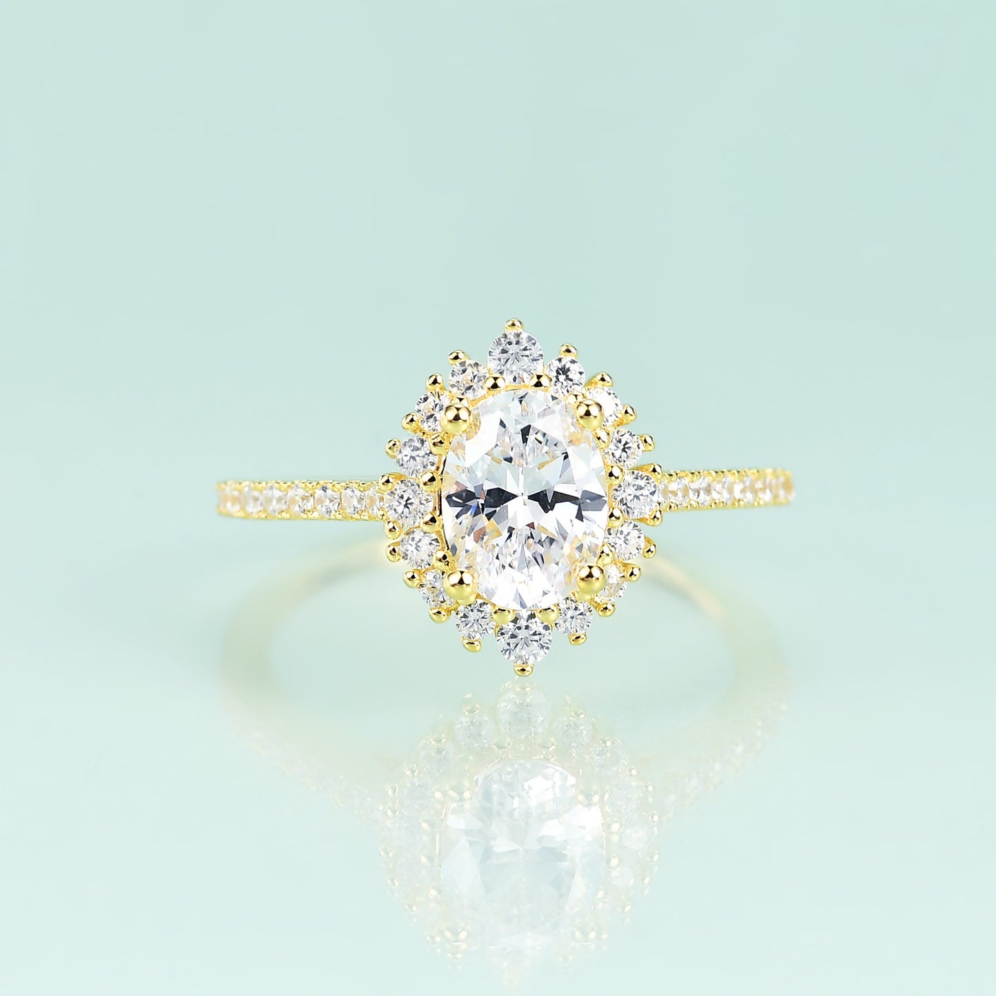 High-Grade Light Luxury S925Sterling Silver Inlaid5A Zircon Ring Fashionable and Exquisite Colorful Gemstone Ring