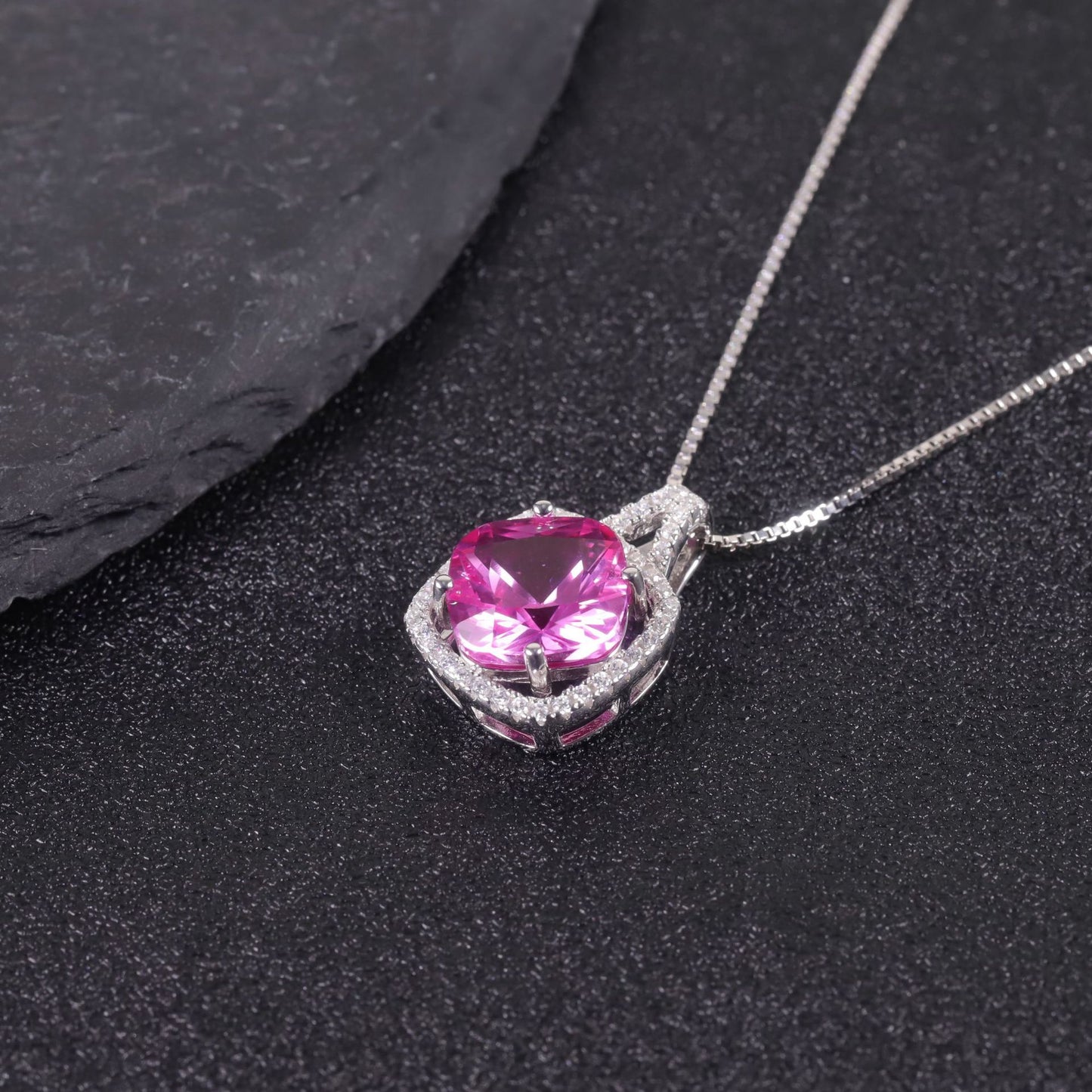 OOTD Simple Colorful Gemstone Necklace s925Silver Inlaid Natural Citrine Topaz Pendant Agate Necklace Versatile