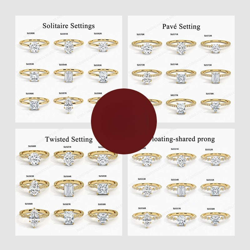 Lab-grown Diamond CVD/HPHT Loose Stone Wedding Ring Earrings Necklace Ring0.5/1Carat Cultivated Diamond