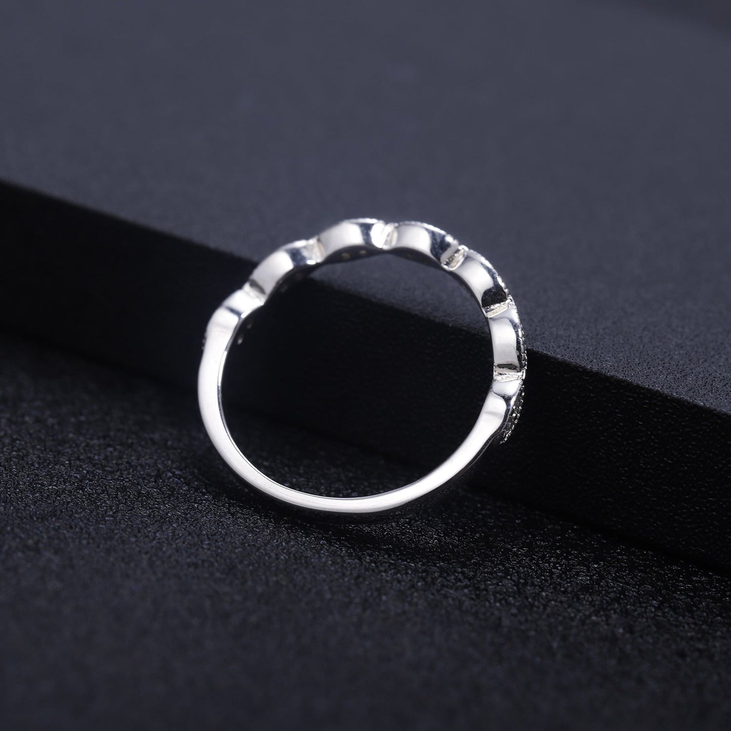 Fashion Moissanite Ring for Women s925Sterling Silver