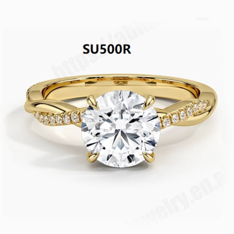 High-end rings s925Sterling Silver Inlaid with Moissanite D Color1Carat Wedding Ring Hot-Selling Ring