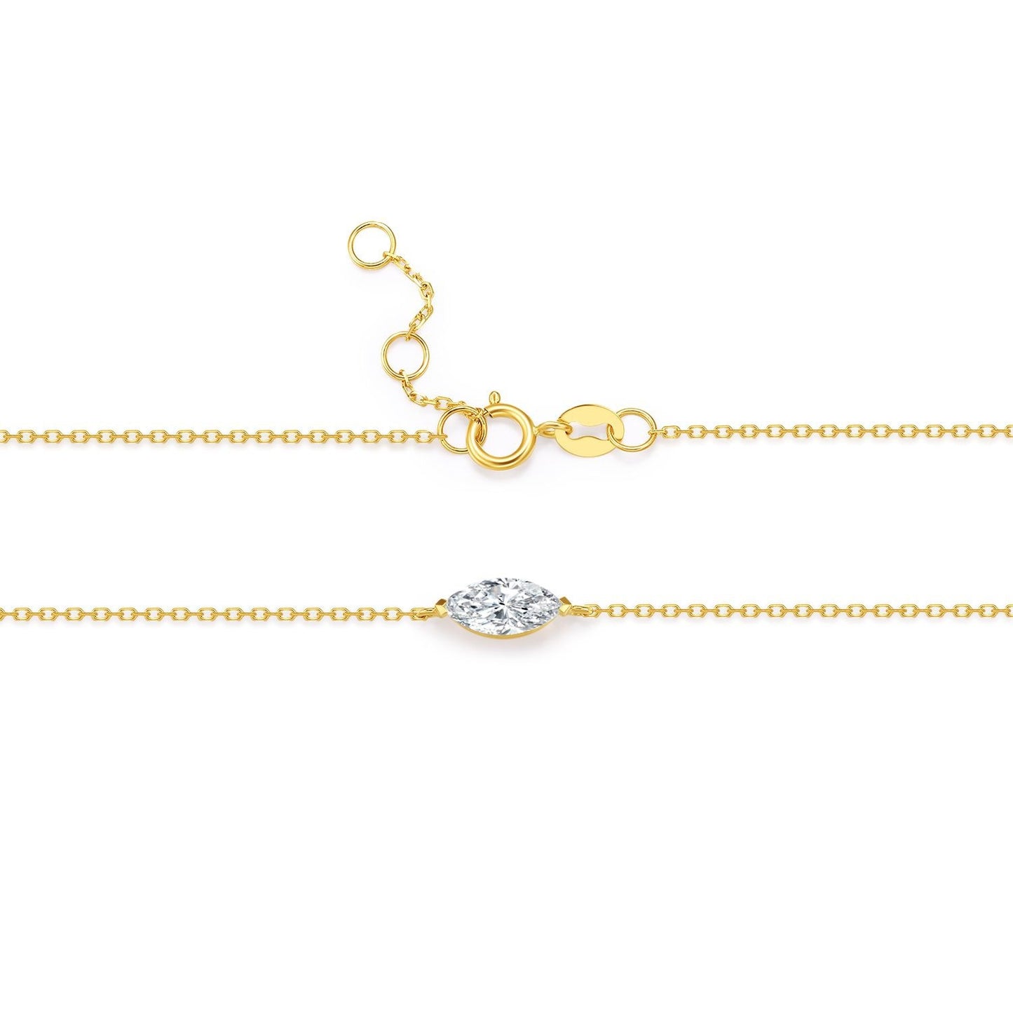 Seiko18k Gold Inlaid Cultivated Diamond Bracelet for Women0.3Carat Olive Diamond Gold Bracelet ins Fresh