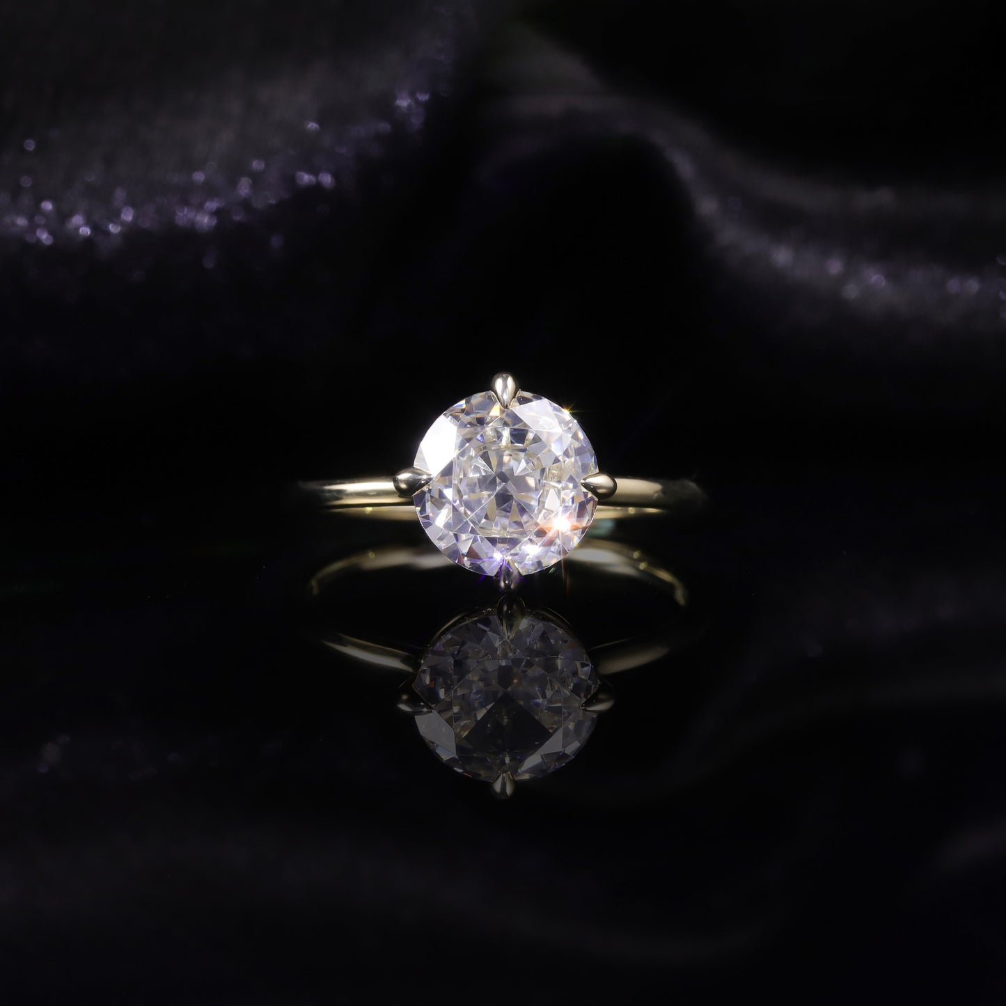 2Carat Cultivated Diamond Wedding Ring High-End Feel Full Body9/10/14/18k Gold Rose Gold Yellow Gold Ring