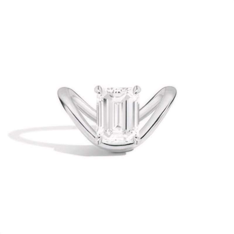 High Quality s925Sterling Silver Ring Wedding Band Direct Sale Low Price Source2Carat Moissanite Ring