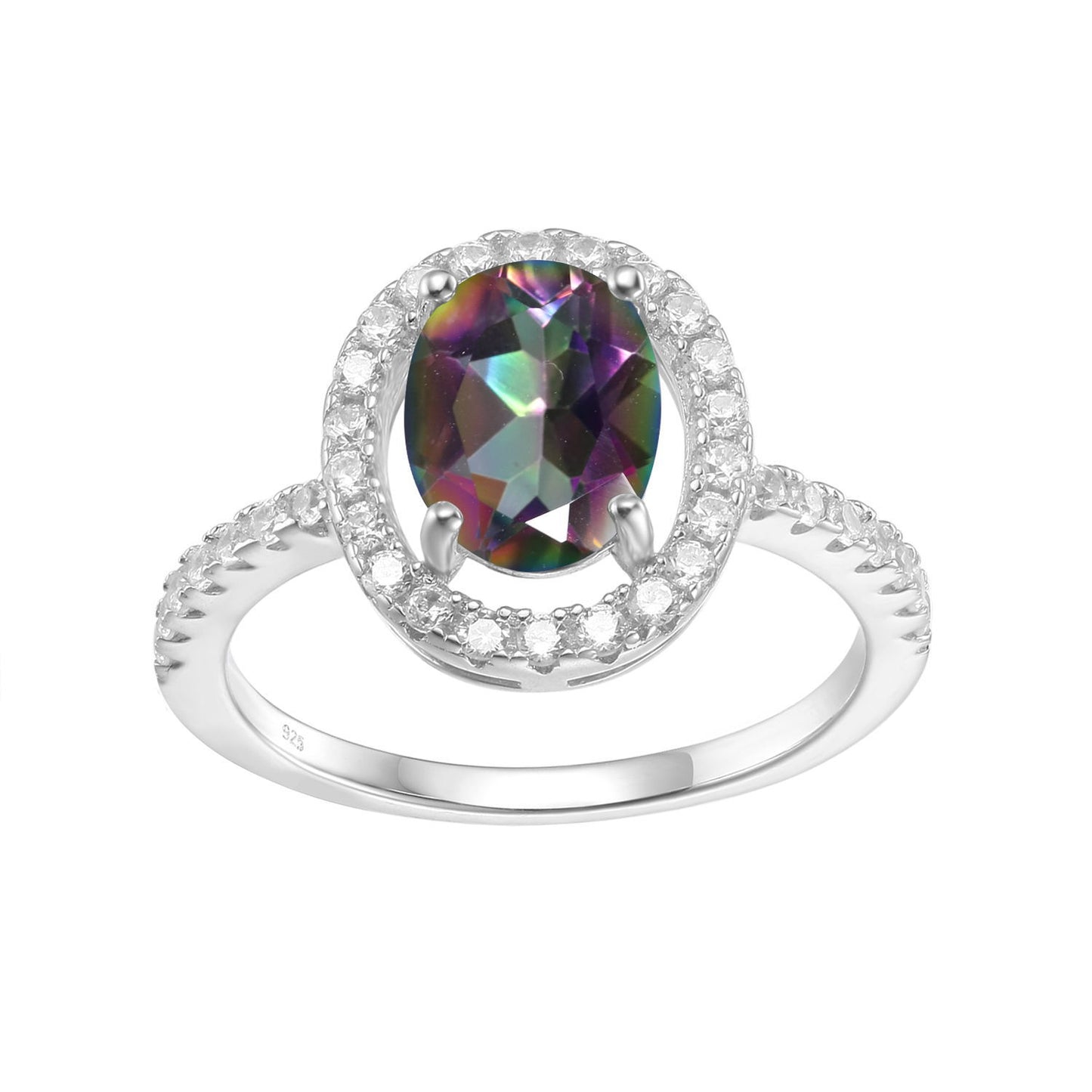 Minimalist Natural Gemstone Ring for Women Fashion Temperament s925Silver Inlaid Garnet Gemstone Crystal Ring