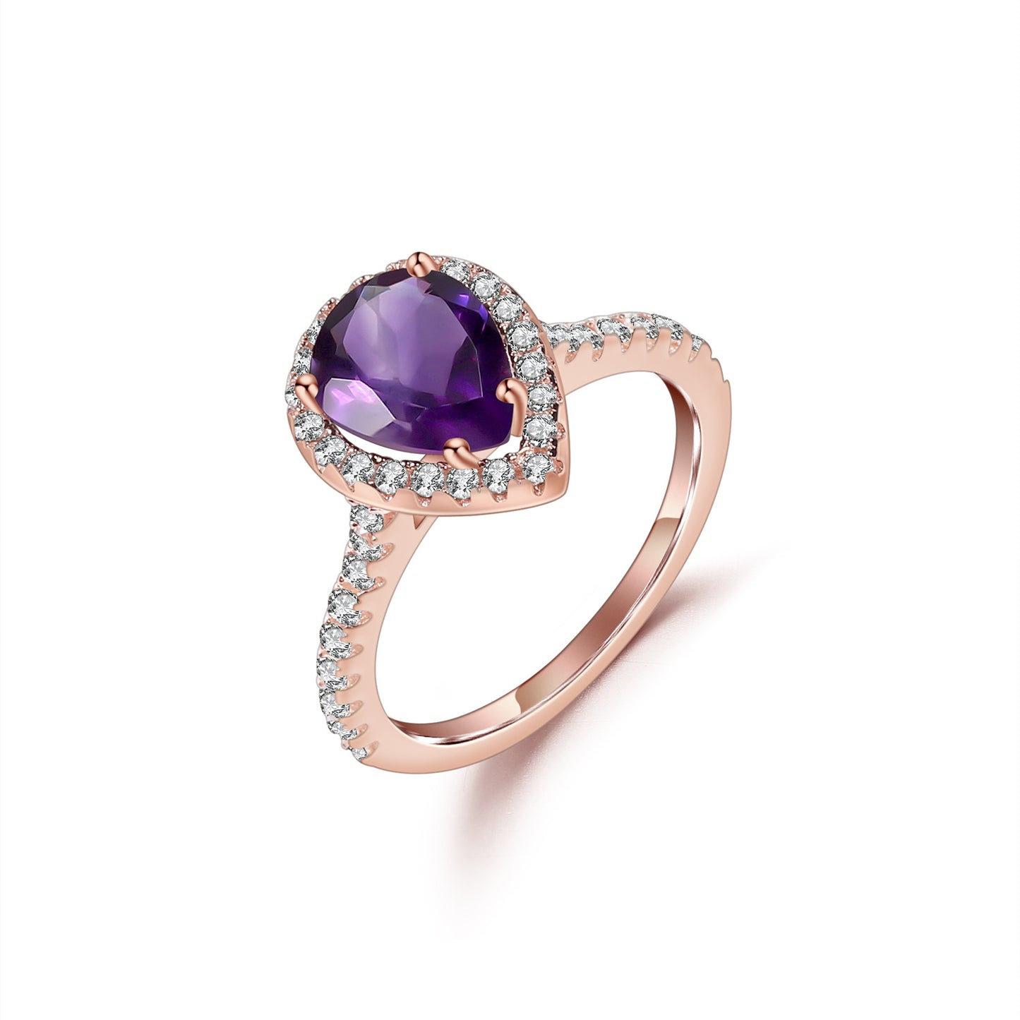 Classic Candy Color Ring s925Sterling Silver Ring Set with Natural Sapphire and Garnet7*9mm Ring Topaz