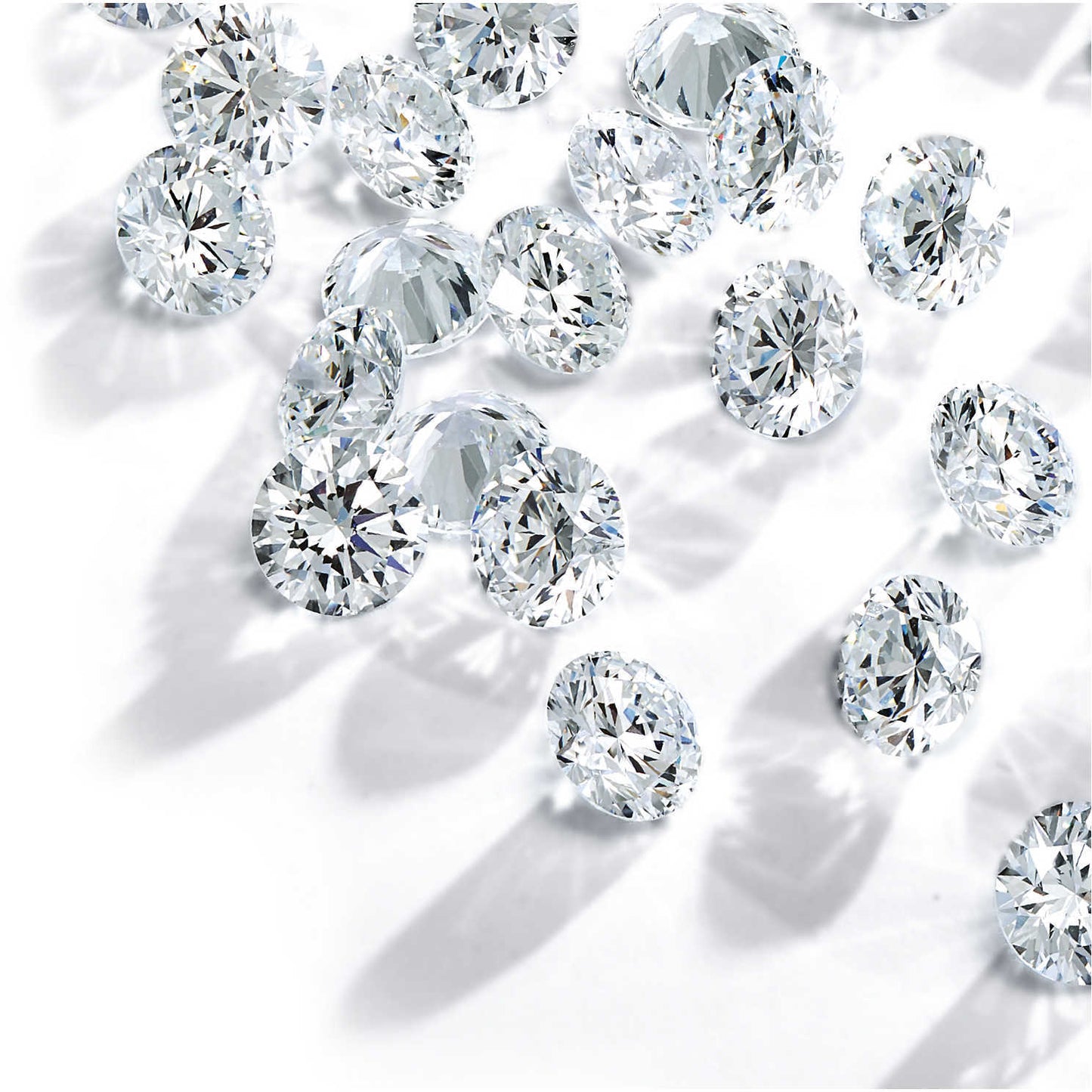 High-Quality Lab-Grown Diamonds Small Crushed Diamonds Split Stones Centimeter Stones DE Colorful Artificial HPHT Synthetic Diamond Super Shiny