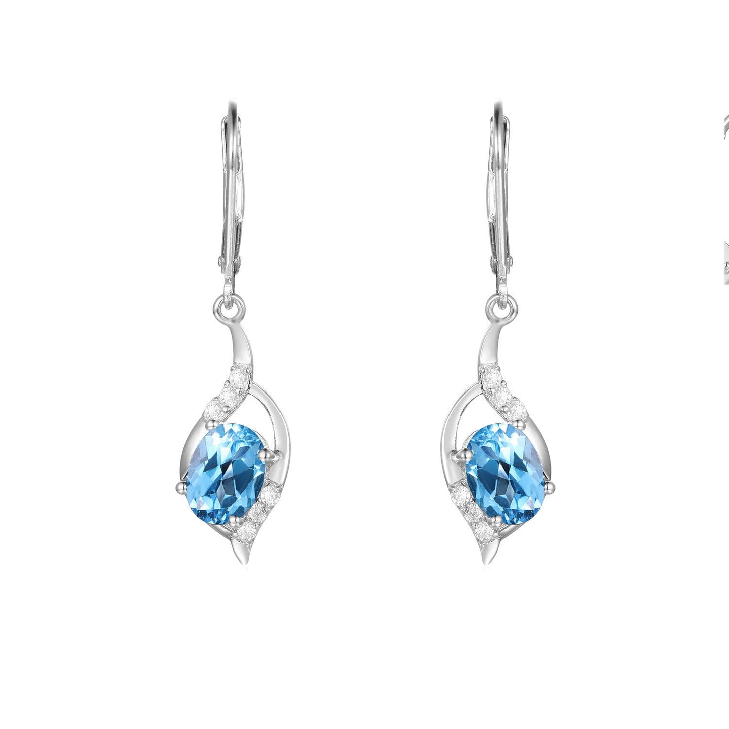 Factory Direct Supply Natural Stone Earrings Drop Earrings Vintage Style Inlaid with Garnet s925Silver Earrings Studs