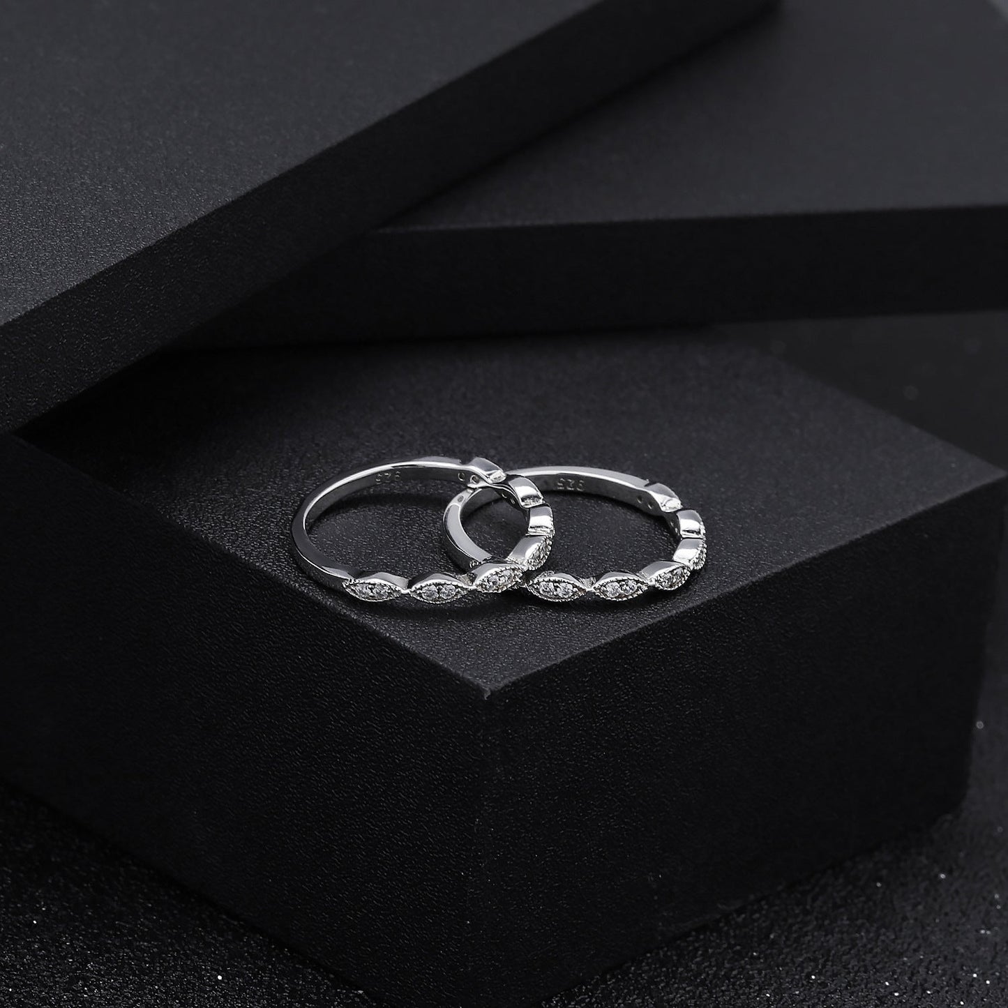Fashion Moissanite Ring for Women s925Sterling Silver