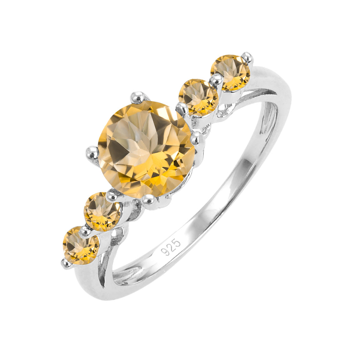 High-end Ring Natural Crystal Topaz Sapphire s925Sterling Silver Inlaid Ruby Ring for Men and Women