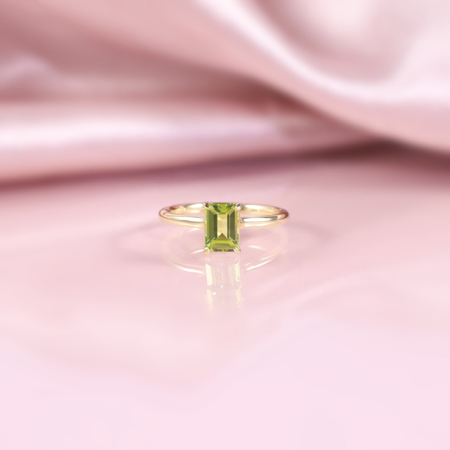 Minimalist Square Ring s925Sterling Silver Inlaid with Natural Colored Gemstones1Carat Ring Candy Color
