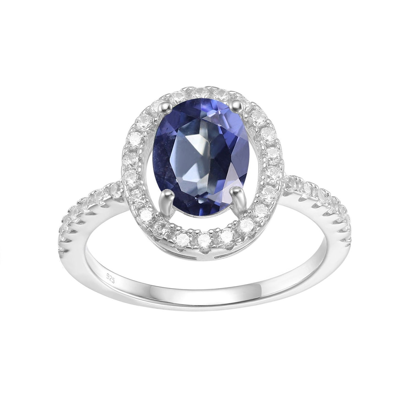 Minimalist Natural Gemstone Ring for Women Fashion Temperament s925Silver Inlaid Garnet Gemstone Crystal Ring