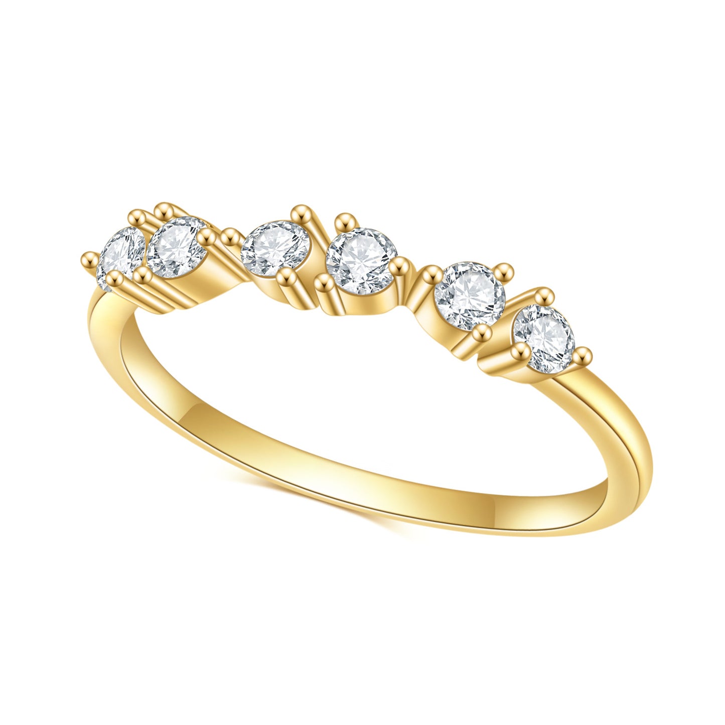 S925Sterling Silver Inlaid Colorful Gemstone Ring Set Light Luxury Fashionable Elegant Simple Style Plated14k Gold ring