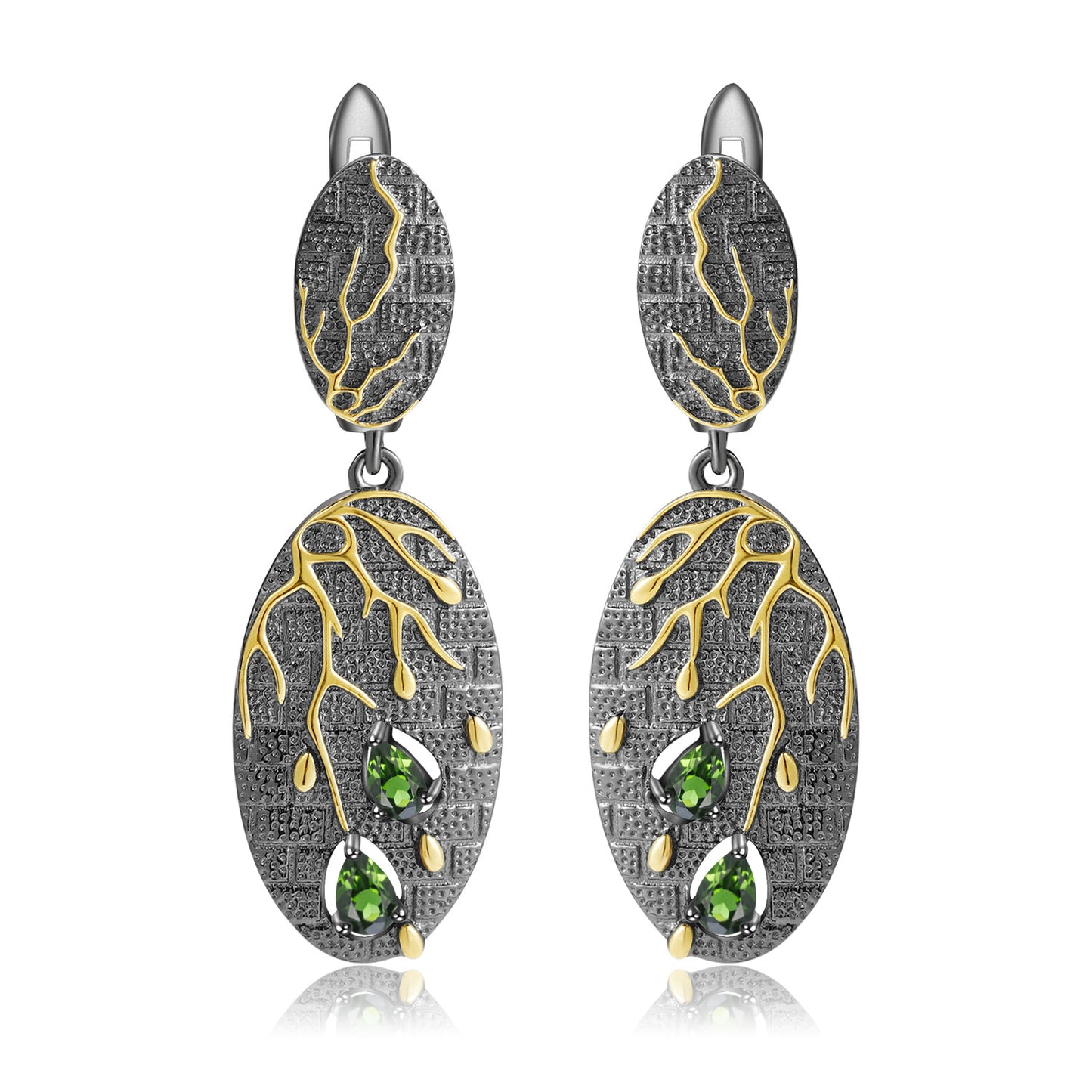 Colorful Designer Earrings Georgia High-end Feel s925Sterling Silver Natural Amethyst Stud Earrings