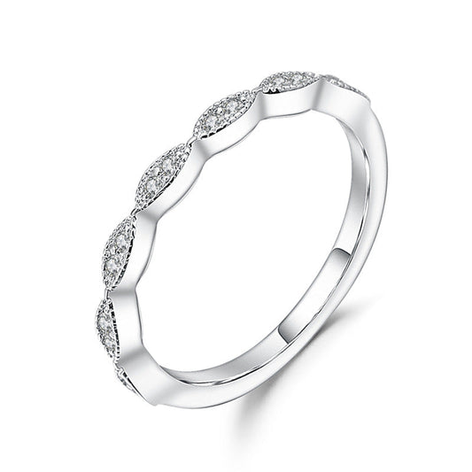 Fashion Moissanite Ring for Women s925Sterling Silver