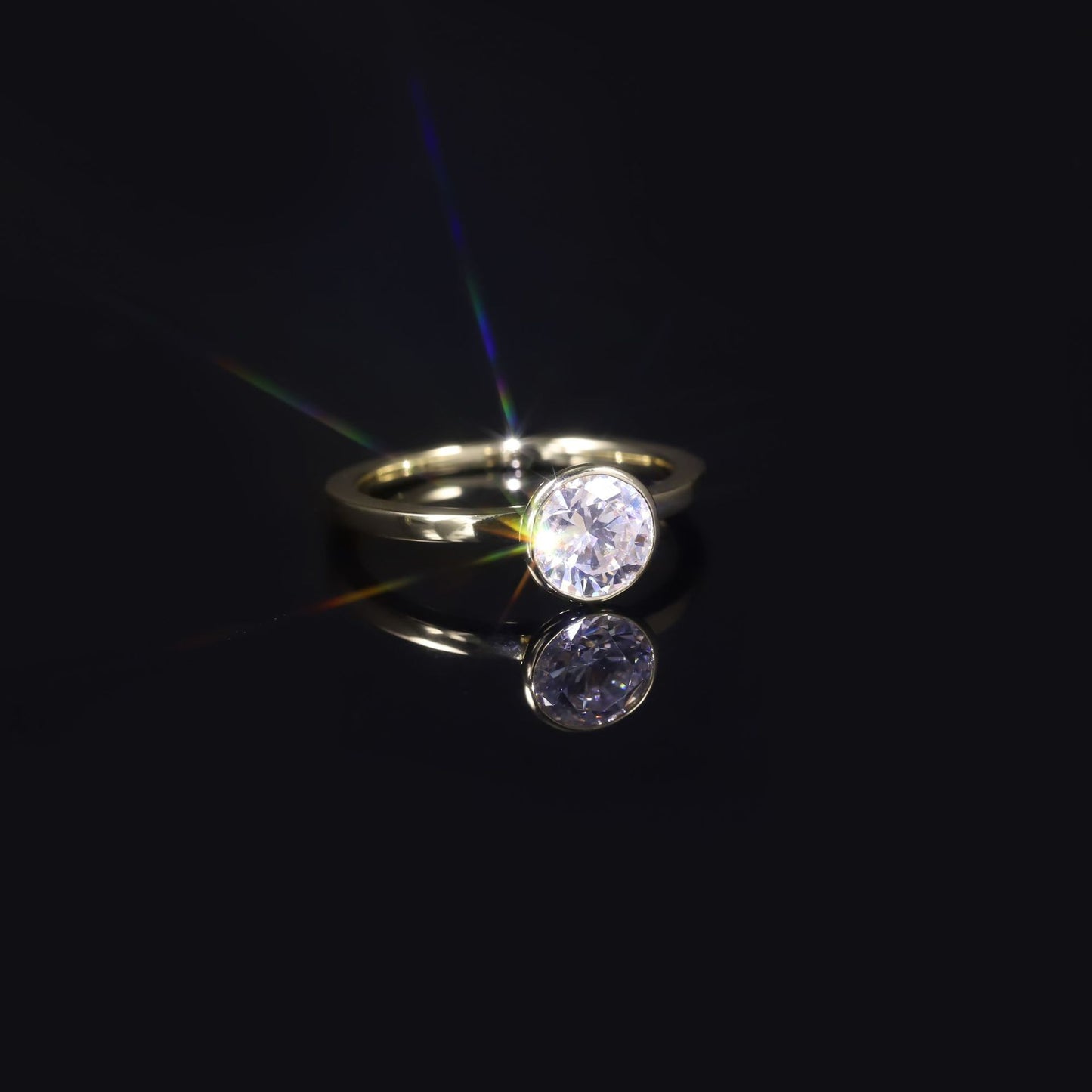 Luxurious Bag Setting1Carat9/10/14/18k Gold Ring Setting Simple Cultivated Diamond Real Diamond Platinum Wedding Ring